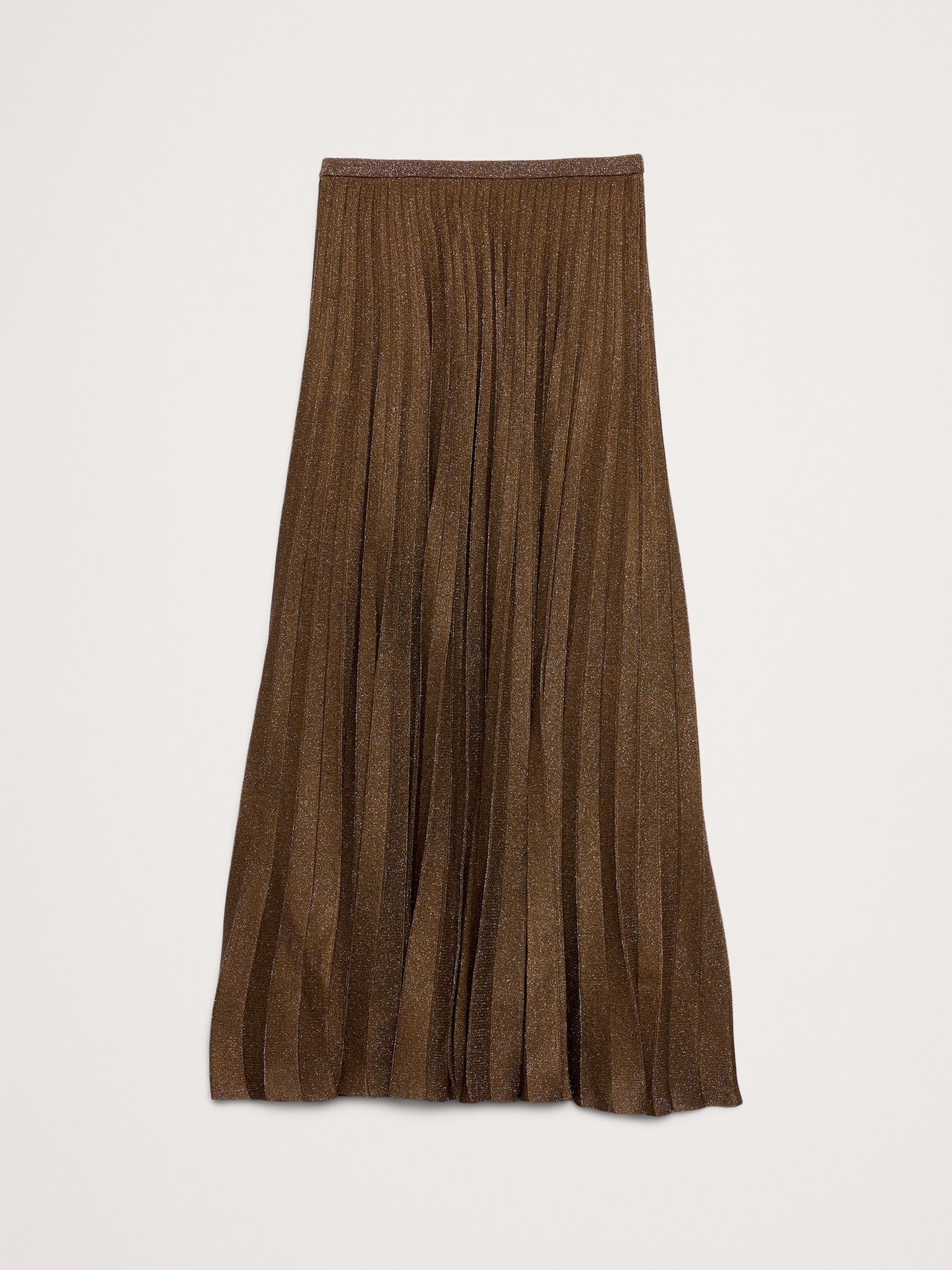 Image number 4 showing, Pleated Metallic Sweater Skirt