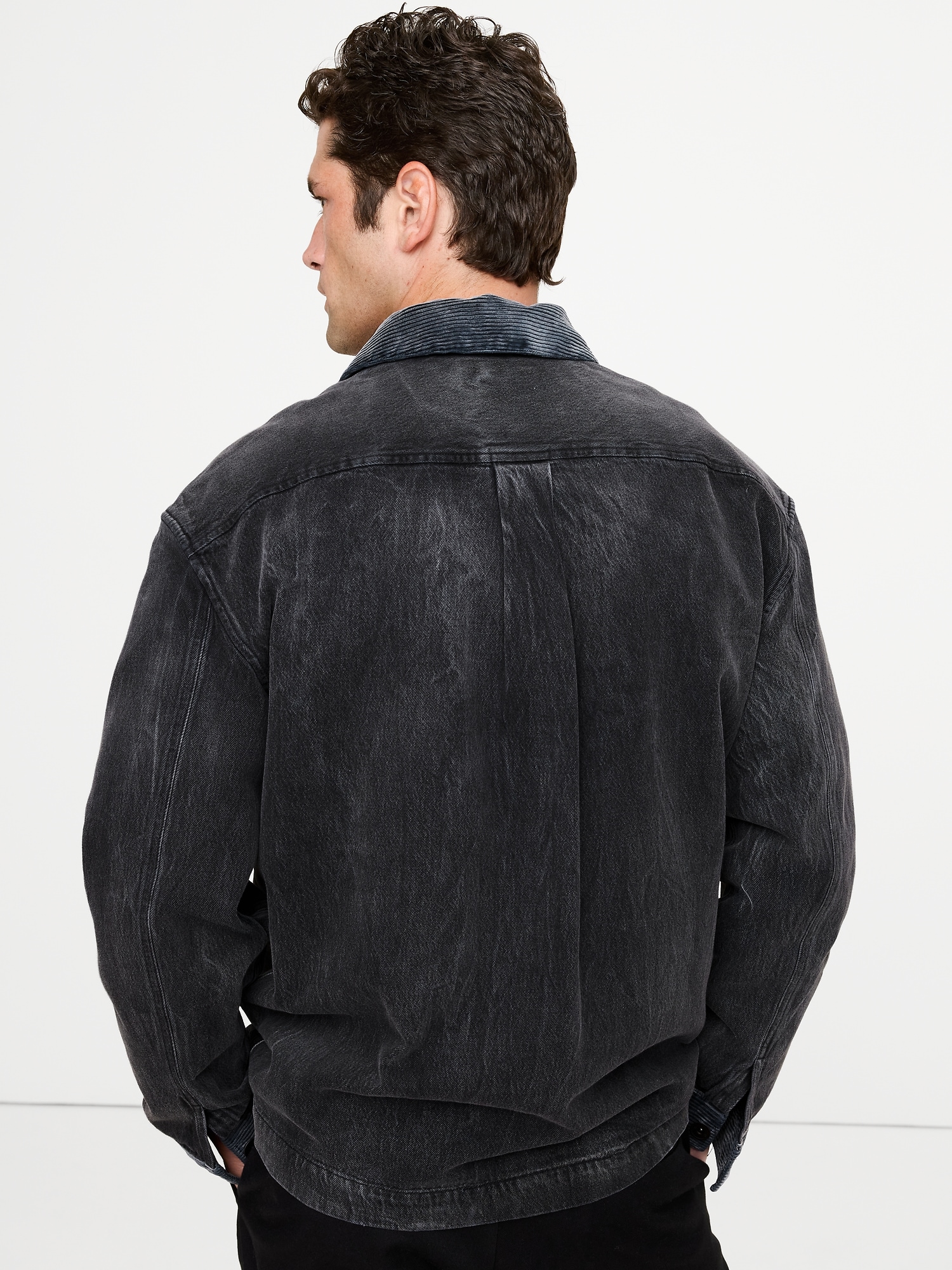 Image number 2 showing, Relaxed-Fit Denim Overshirt