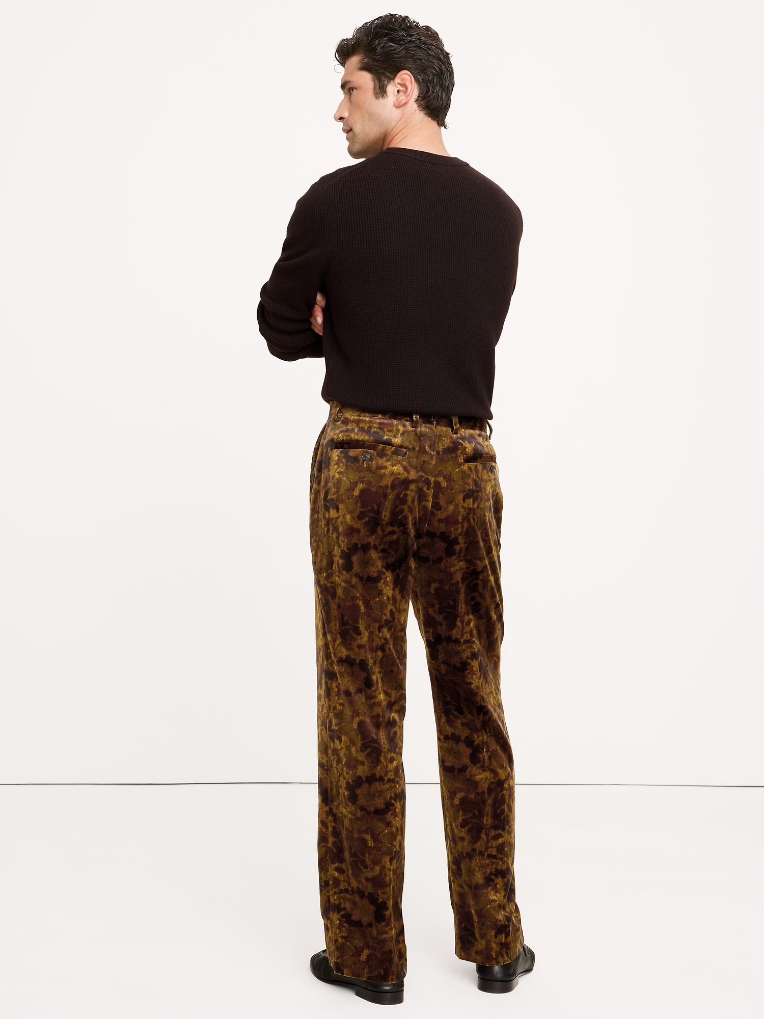 Image number 3 showing, Straight Velvet Pant
