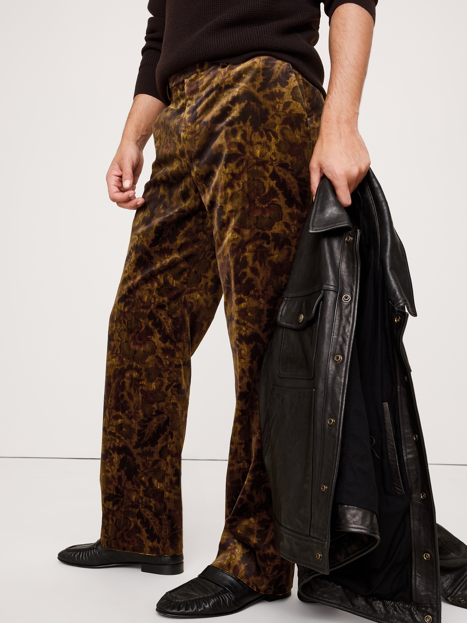 Image number 4 showing, Straight Velvet Pant