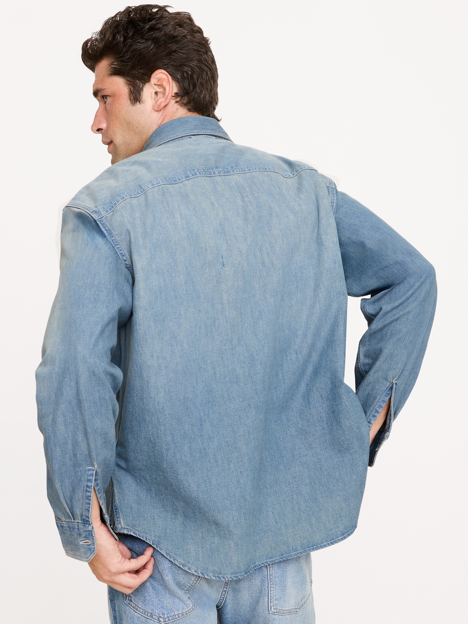Image number 2 showing, Relaxed-Fit Denim Shirt