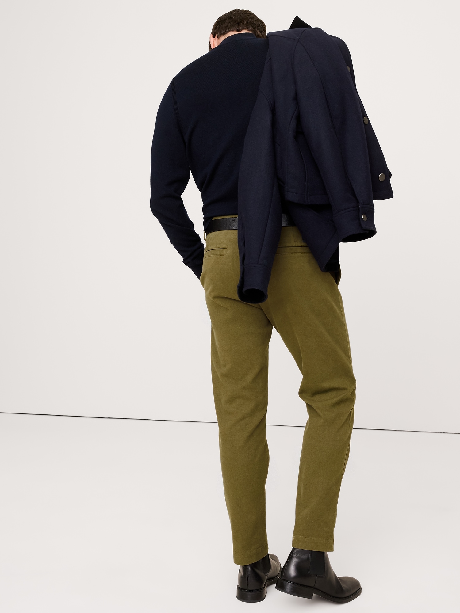Image number 5 showing, Slim Brushed Traveler Chino