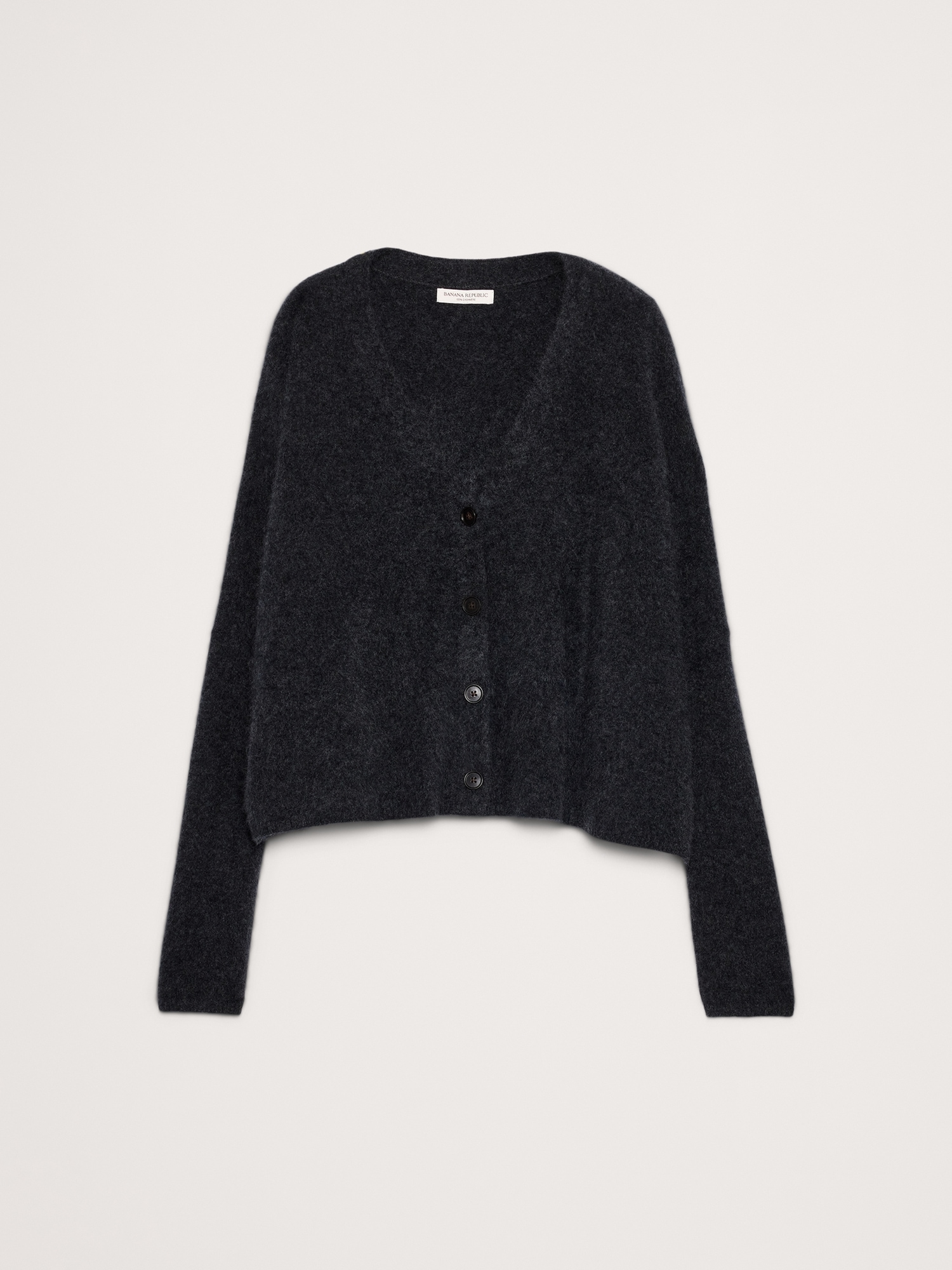 Image number 5 showing, Oversized Lightweight Brushed Cashmere Cardigan