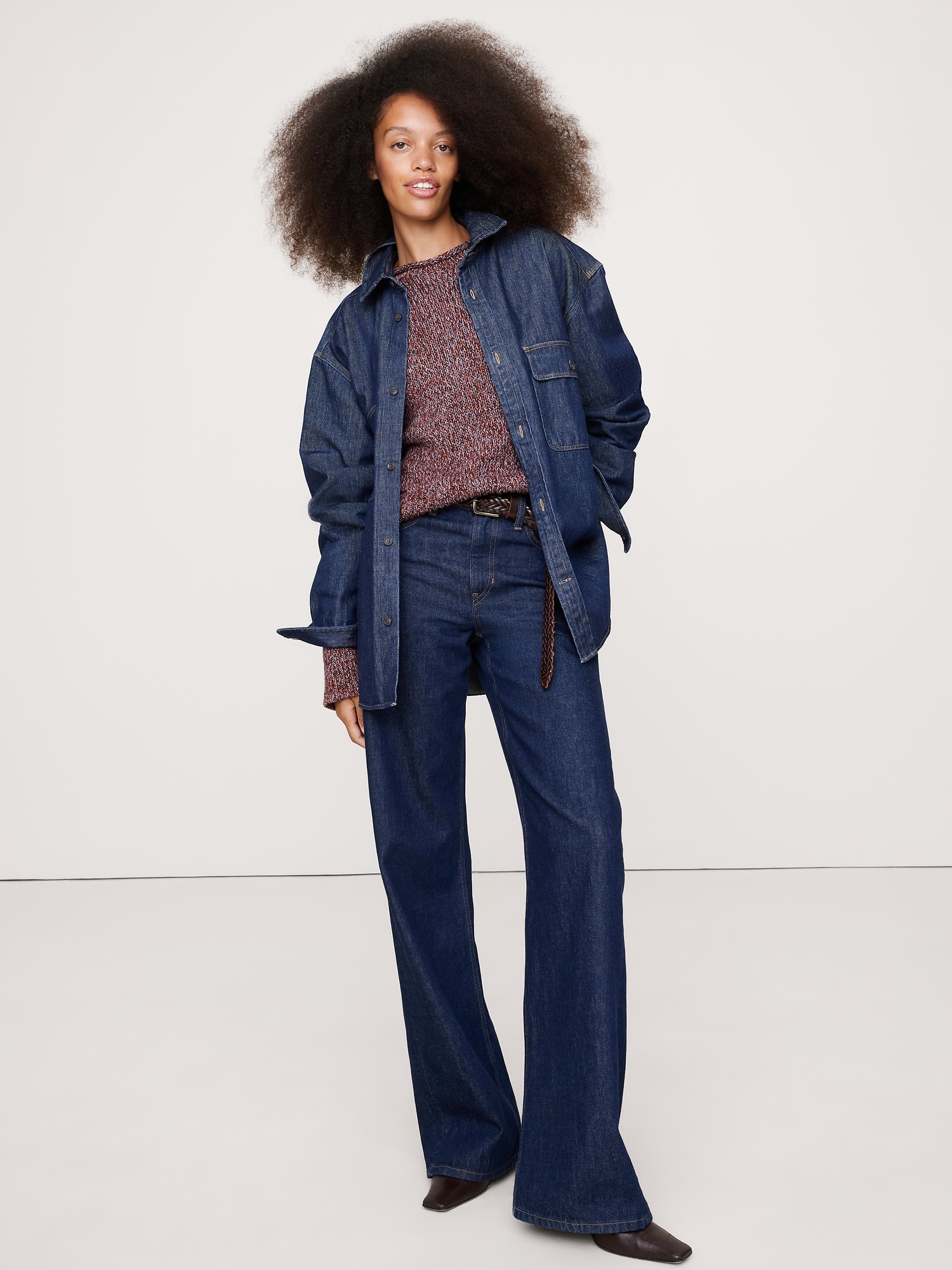 Image number 3 showing, Cotton Roll-Neck Sweater