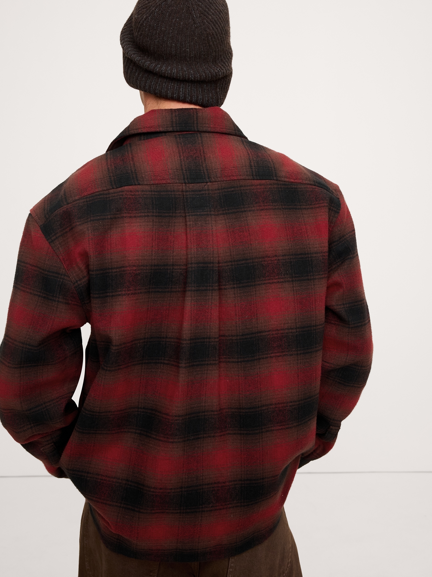 Image number 3 showing, Relaxed-Fit Plaid Flannel Overshirt