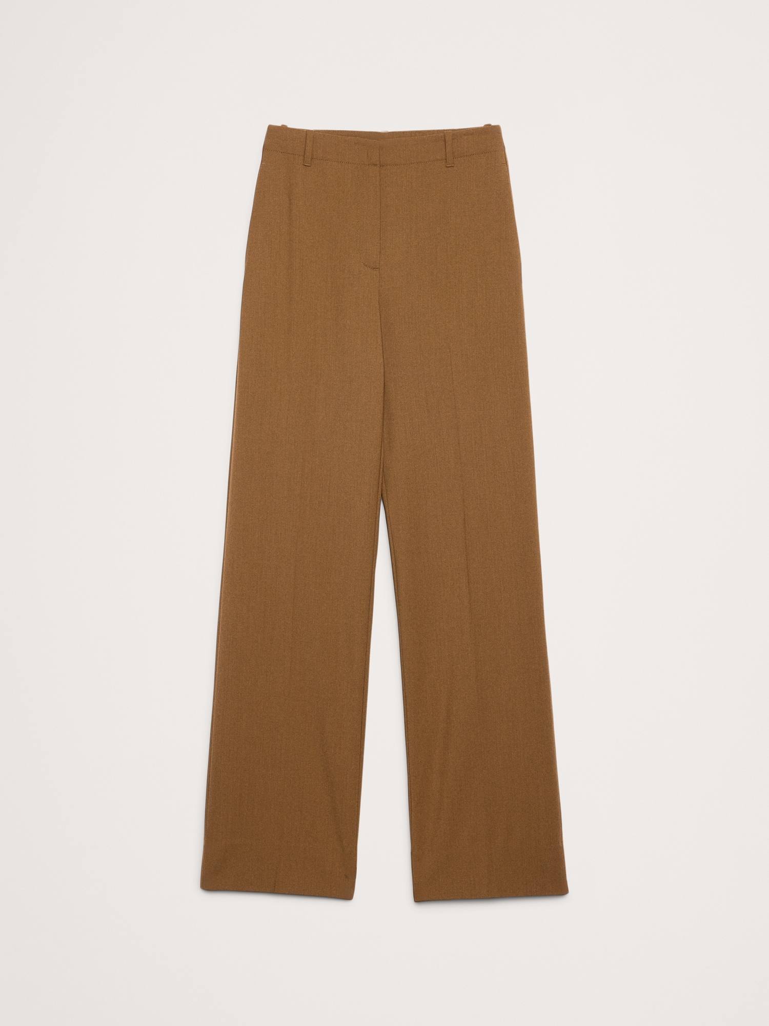 Image number 5 showing, High-Rise Modern Straight Italian Wool Pant