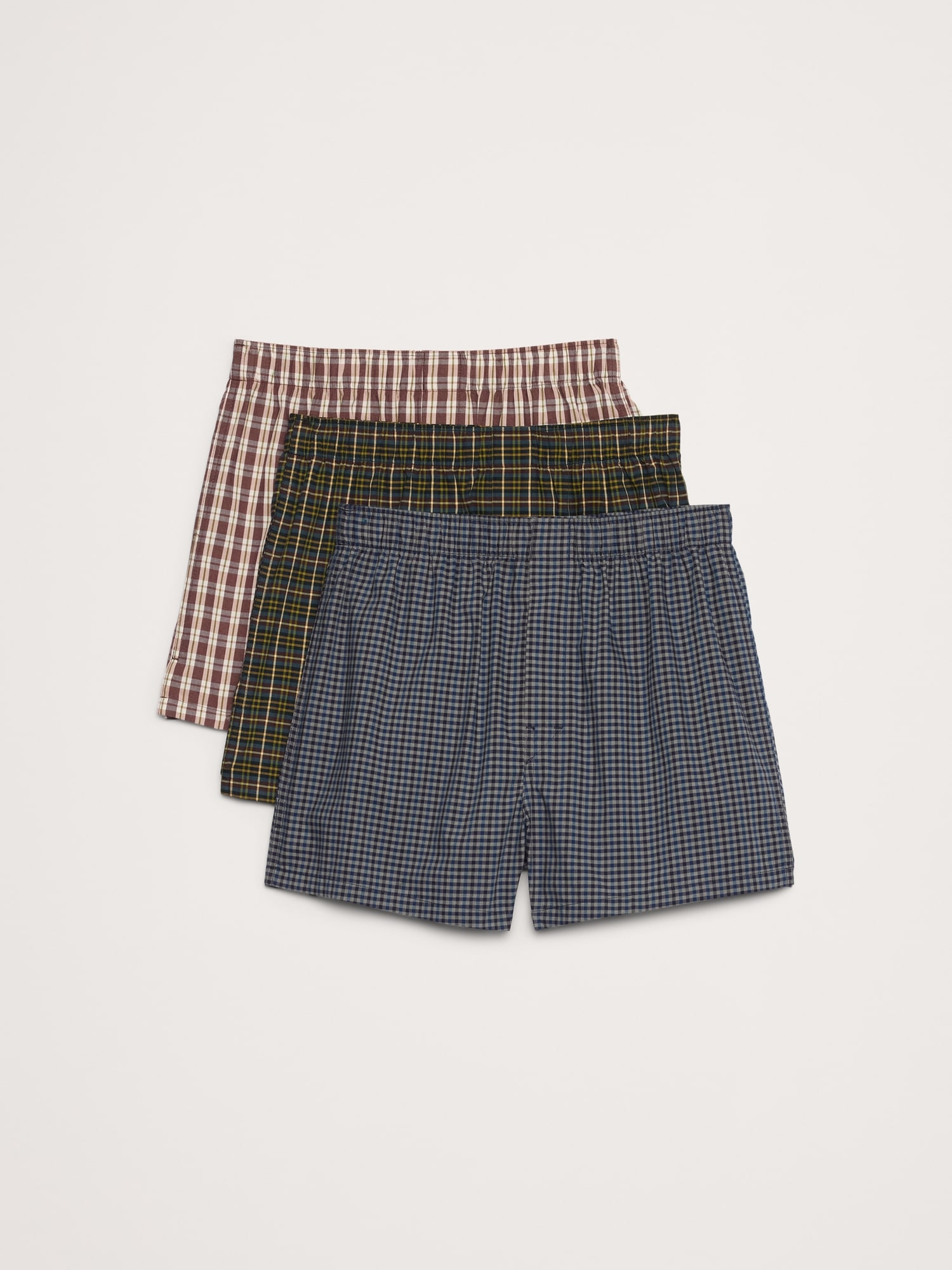 Plaid Signature Boxer 3-Pack - Navy Plaid Mix