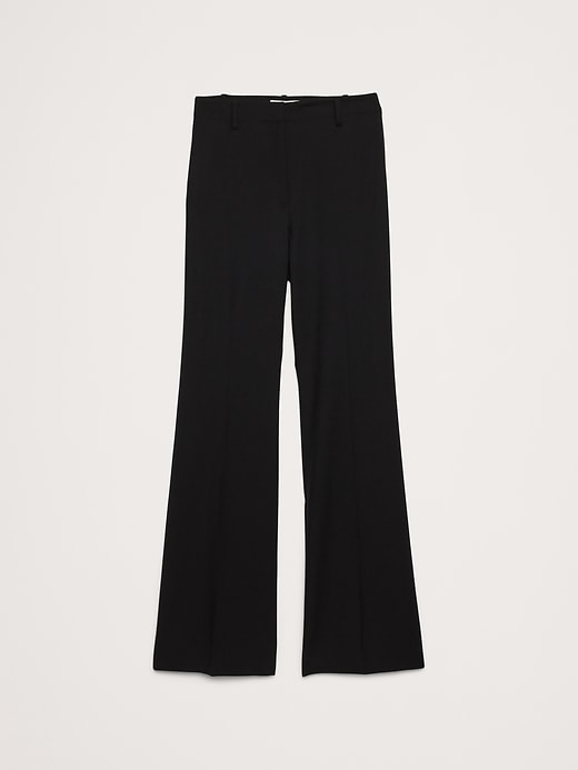 Ultra High-Rise Flare Italian Lightweight Wool Pant | Banana Republic