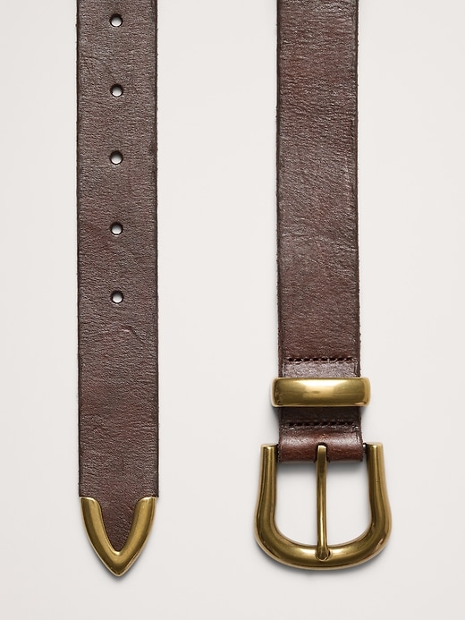 Western Leather Belt | Banana Republic display picture 3