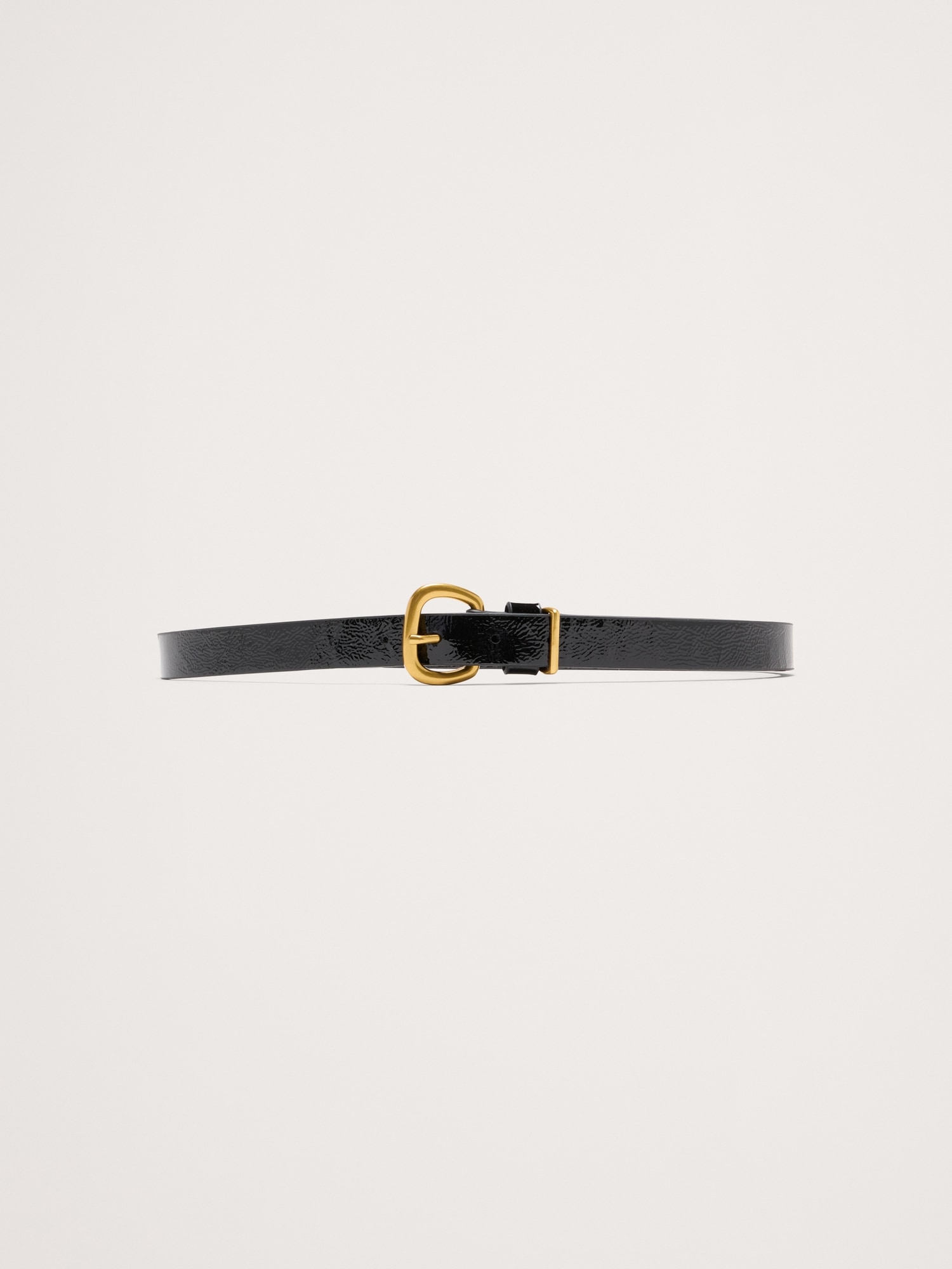 Image number 1 showing, Patent Leather Knotted Belt