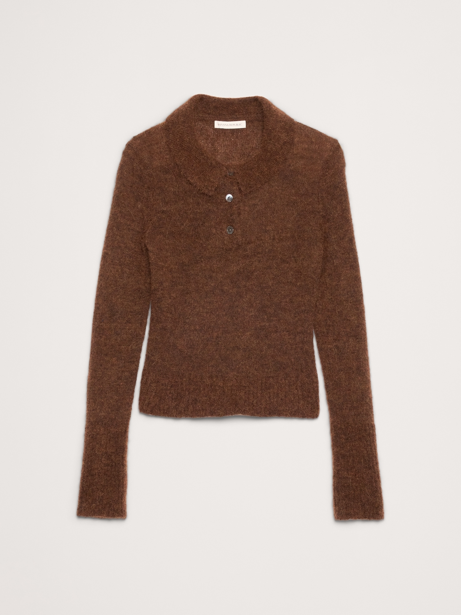 Image number 4 showing, Italian Alpaca-Wool Sweater Polo