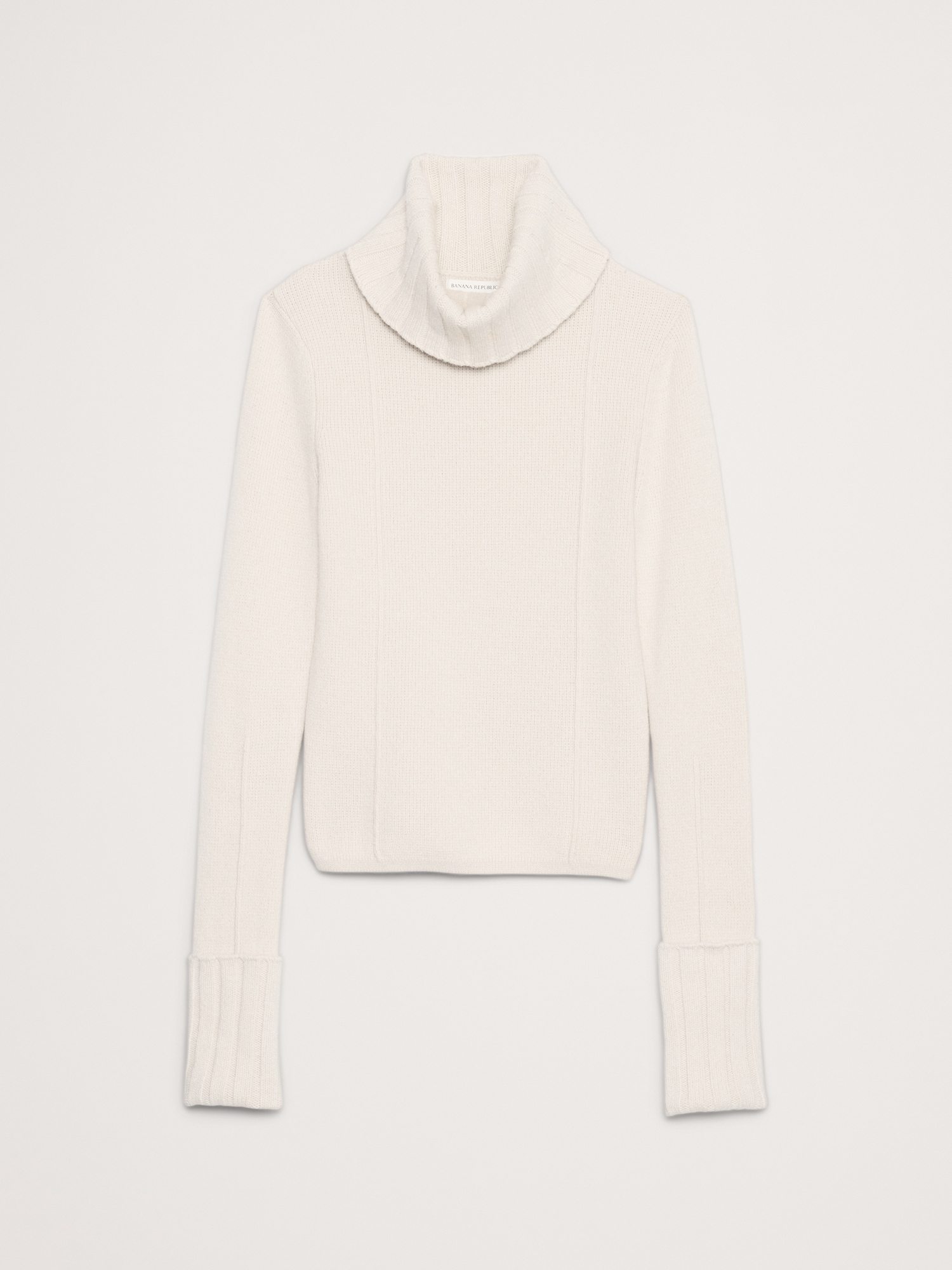 Image number 4 showing, Merino-Cotton Turtleneck Sweater