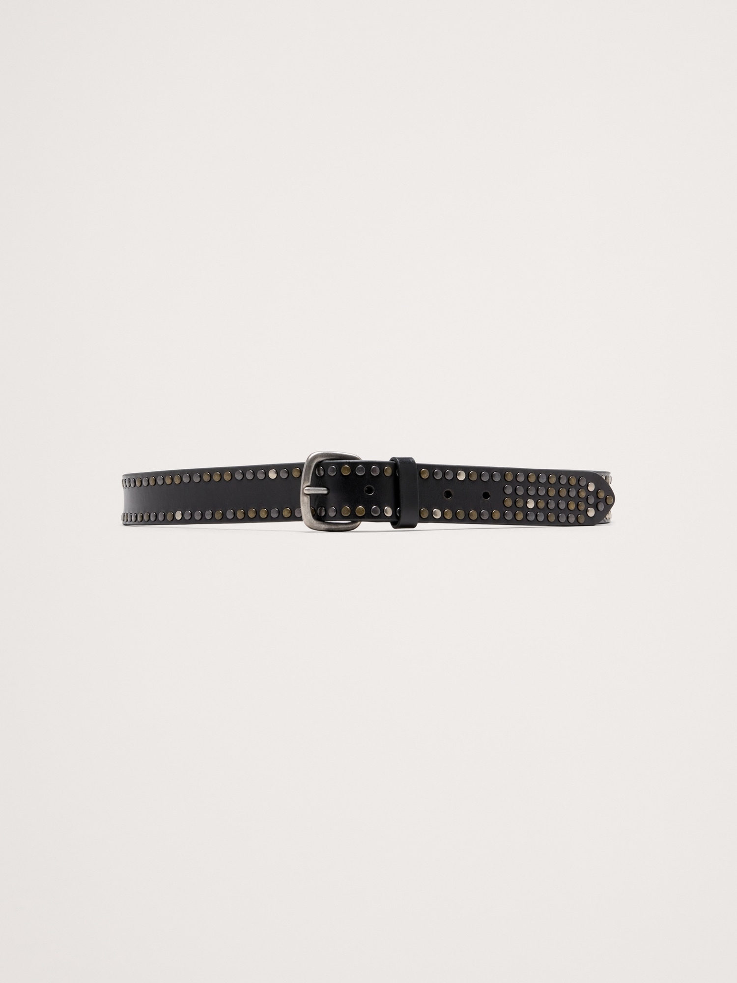 Studded Leather Belt