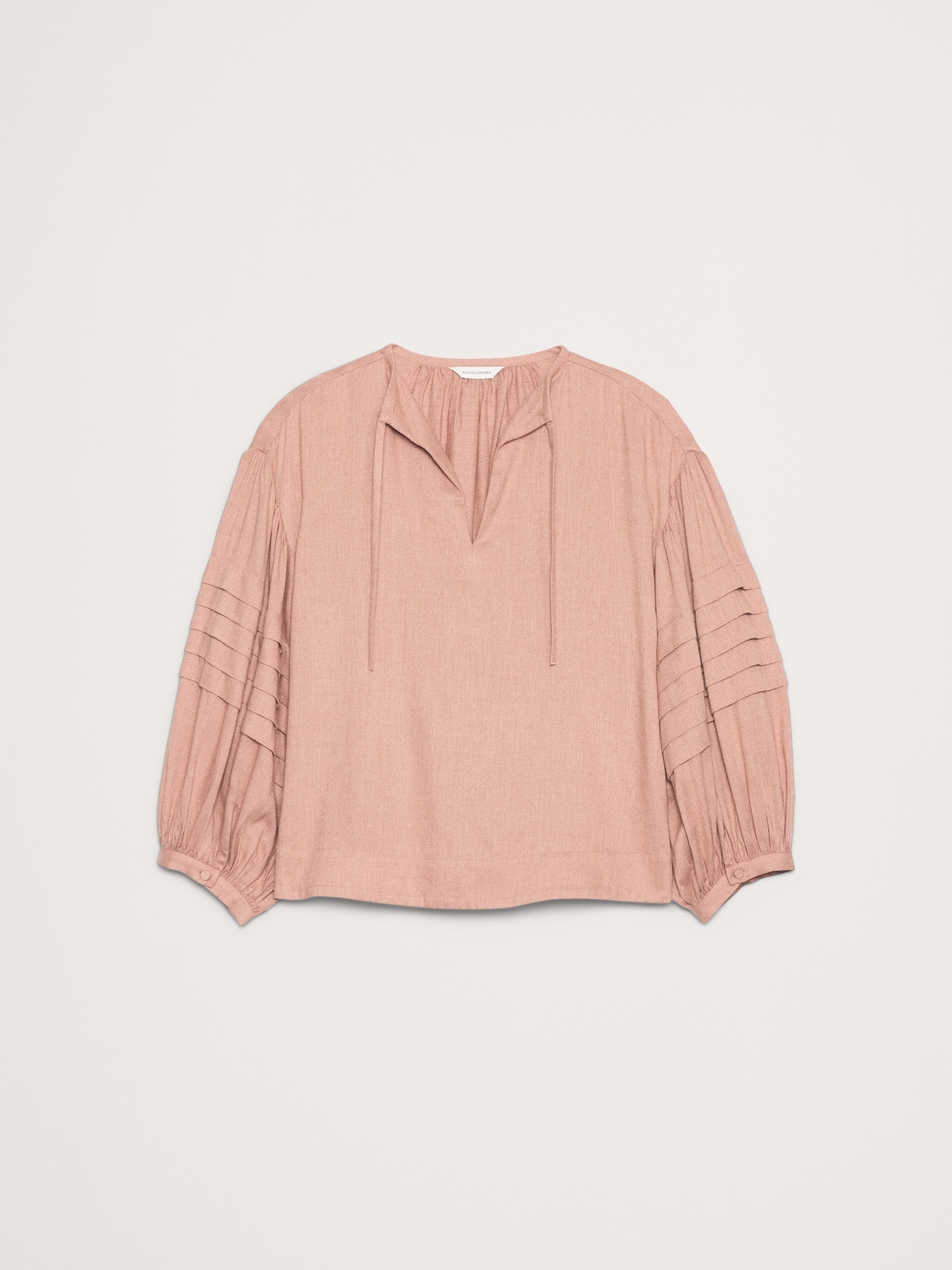 Image number 4 showing, Flannel Peasant Blouse