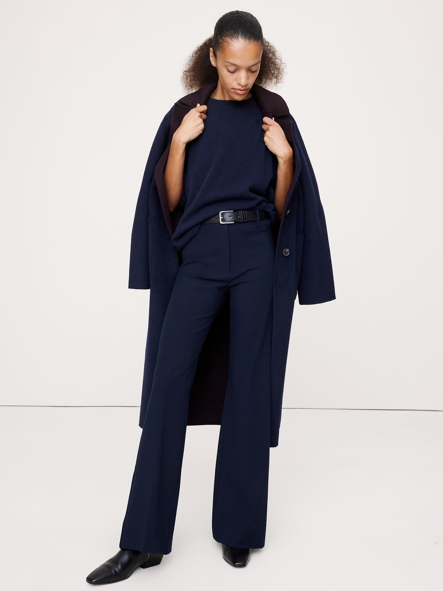High-Rise Modern Flare Refined Pant