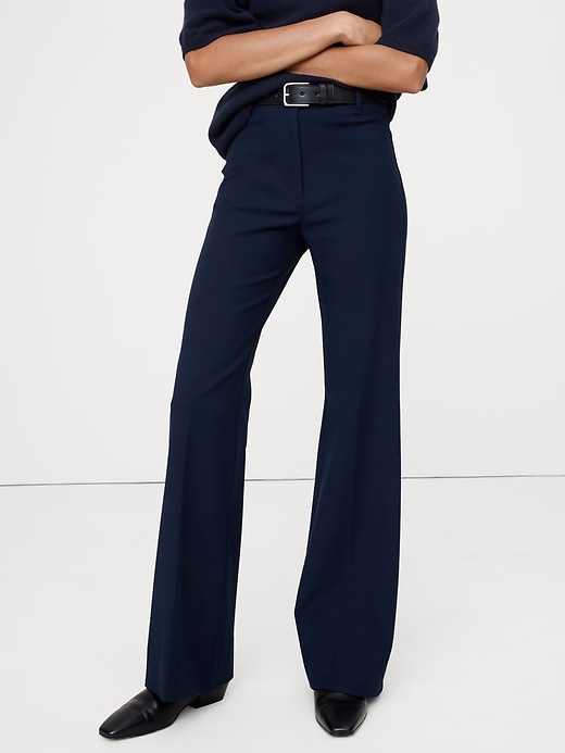 High-Rise Modern Flare Refined Pant