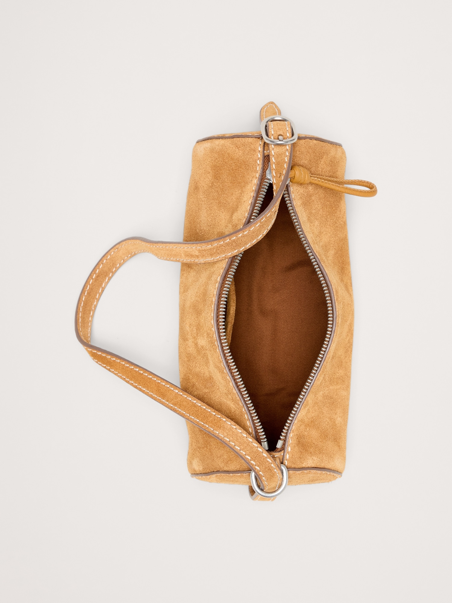 Image number 4 showing, Leather Barrel Bag