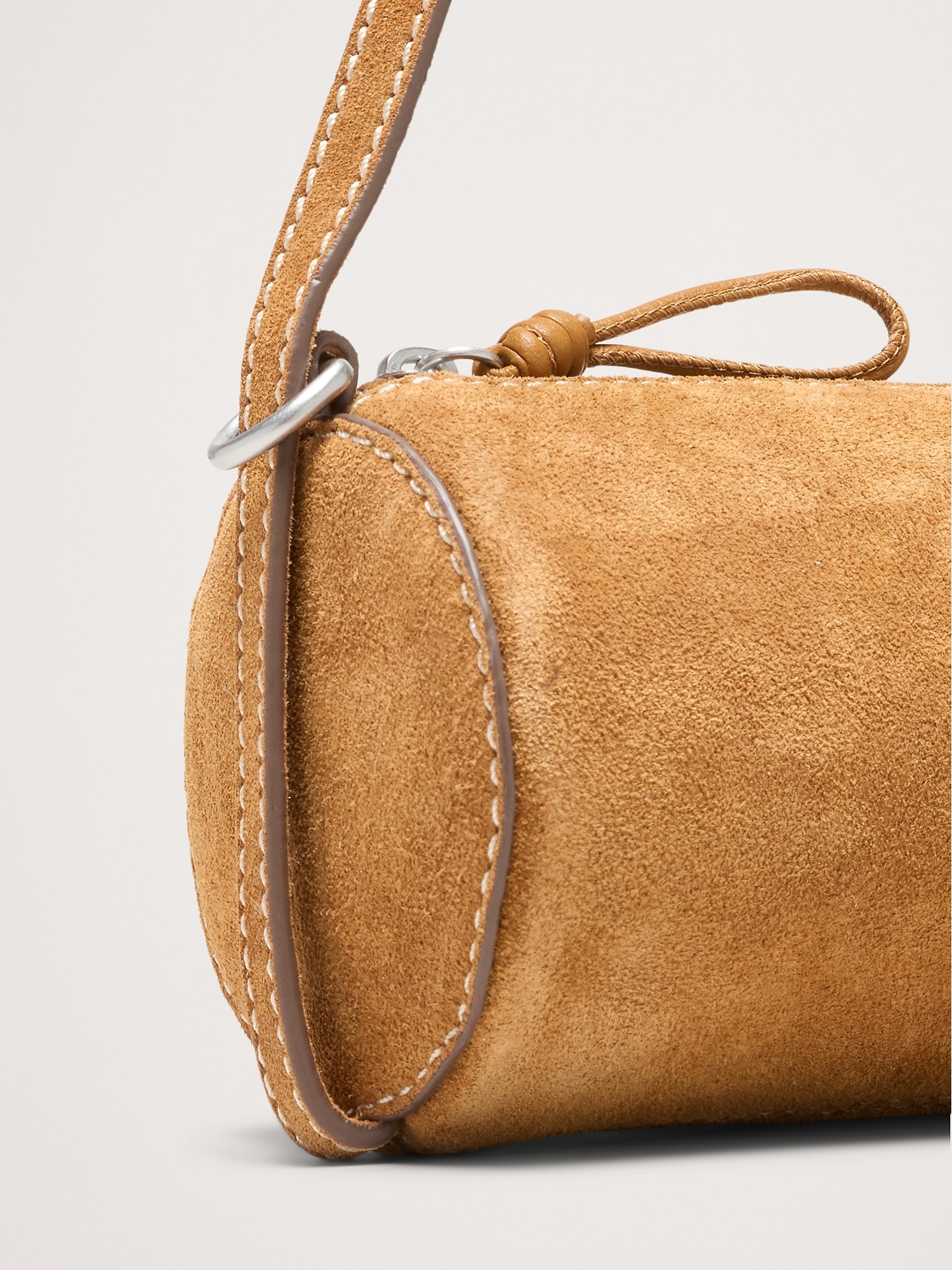 Image number 5 showing, Leather Barrel Bag