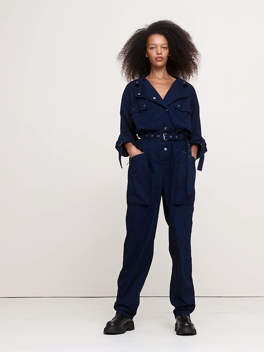 Utility Flight Jumpsuit | Banana Republic