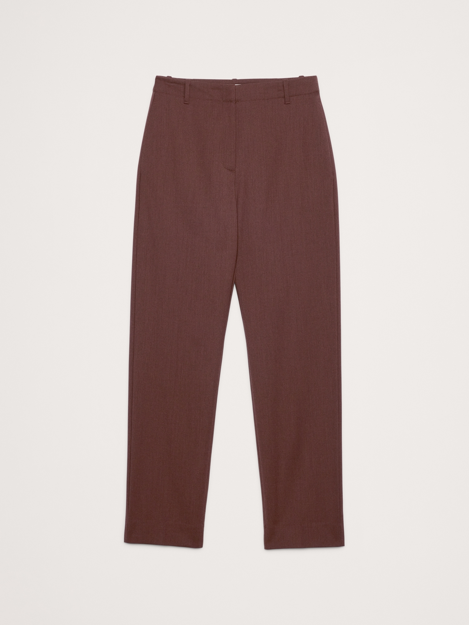 Image number 5 showing, High-Rise Slim Italian Wool Ankle Pant