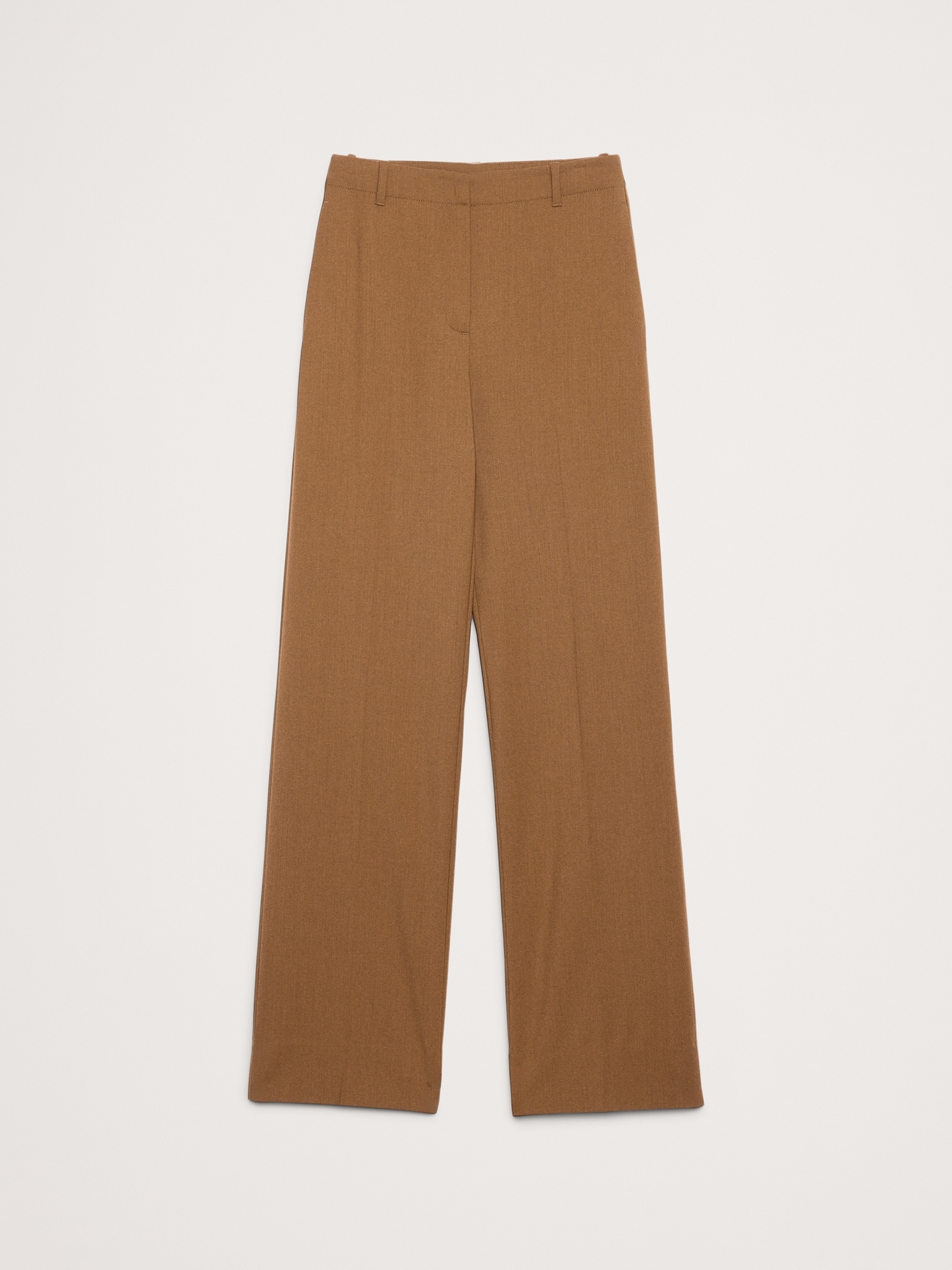 Image number 5 showing, High-Rise Modern Straight Italian Wool Pant