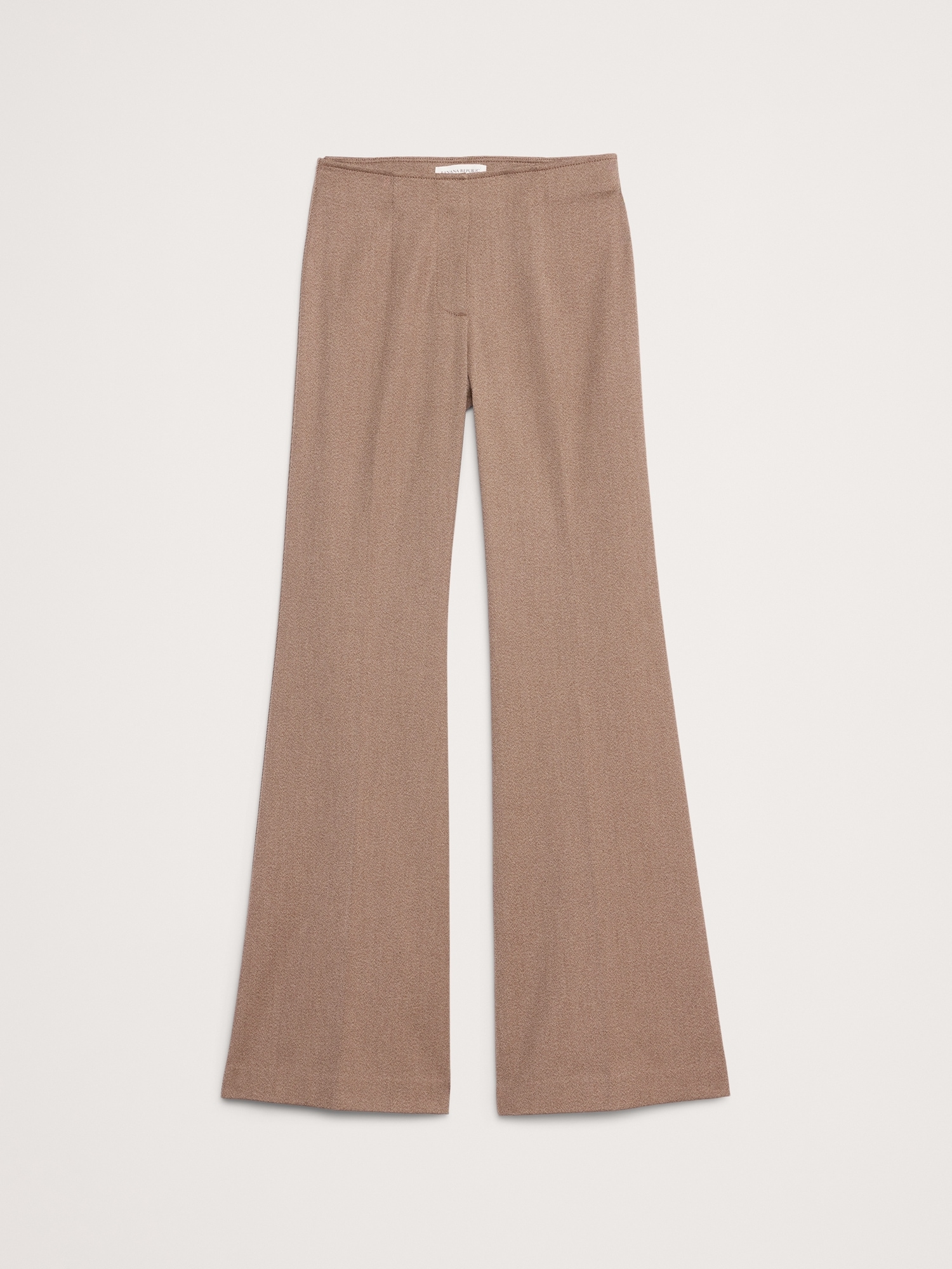 Image number 7 showing, Mid-Rise Flare Italian Twill Pant