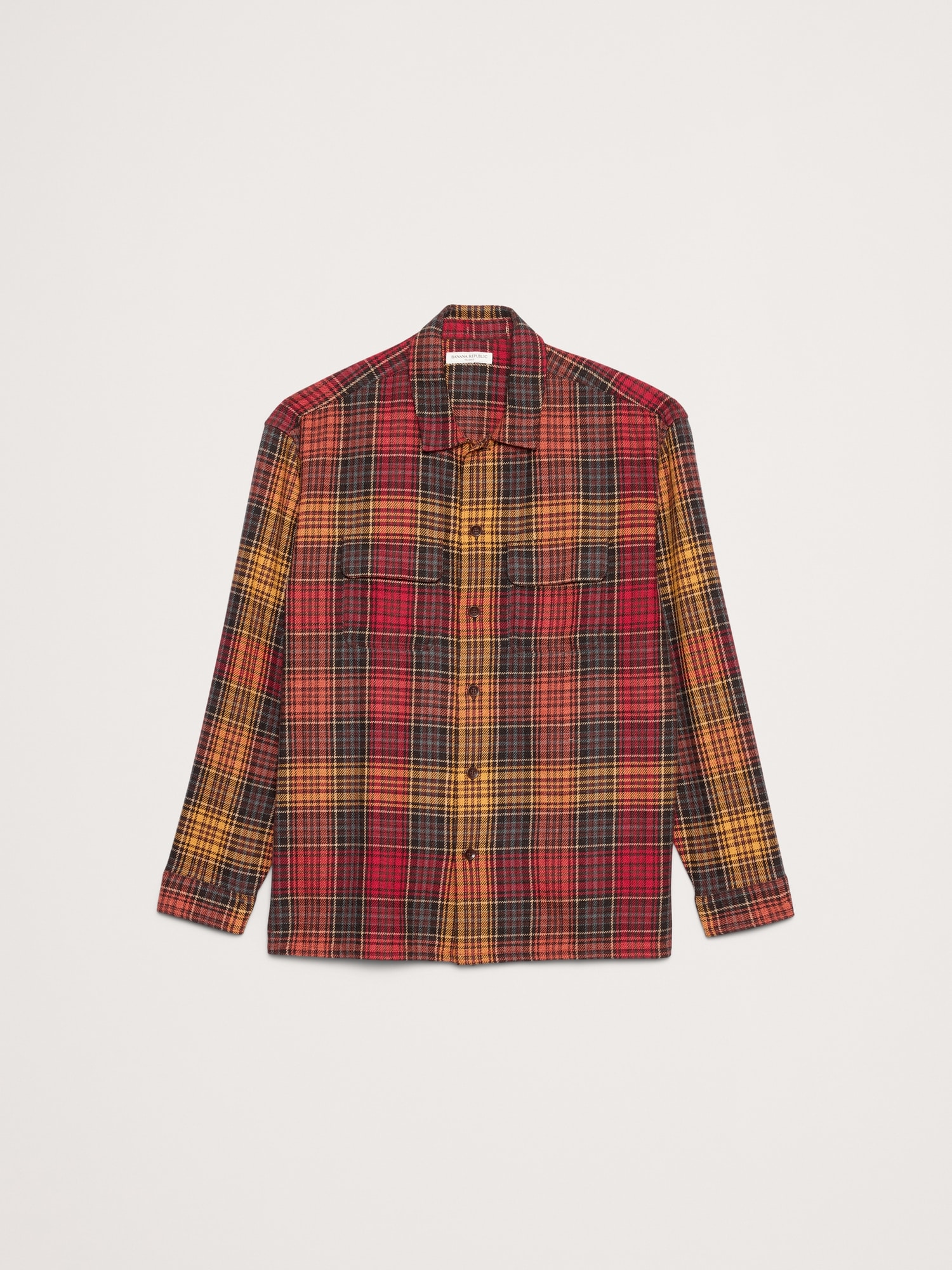 Image number 5 showing, Relaxed-Fit Plaid Cotton Overshirt