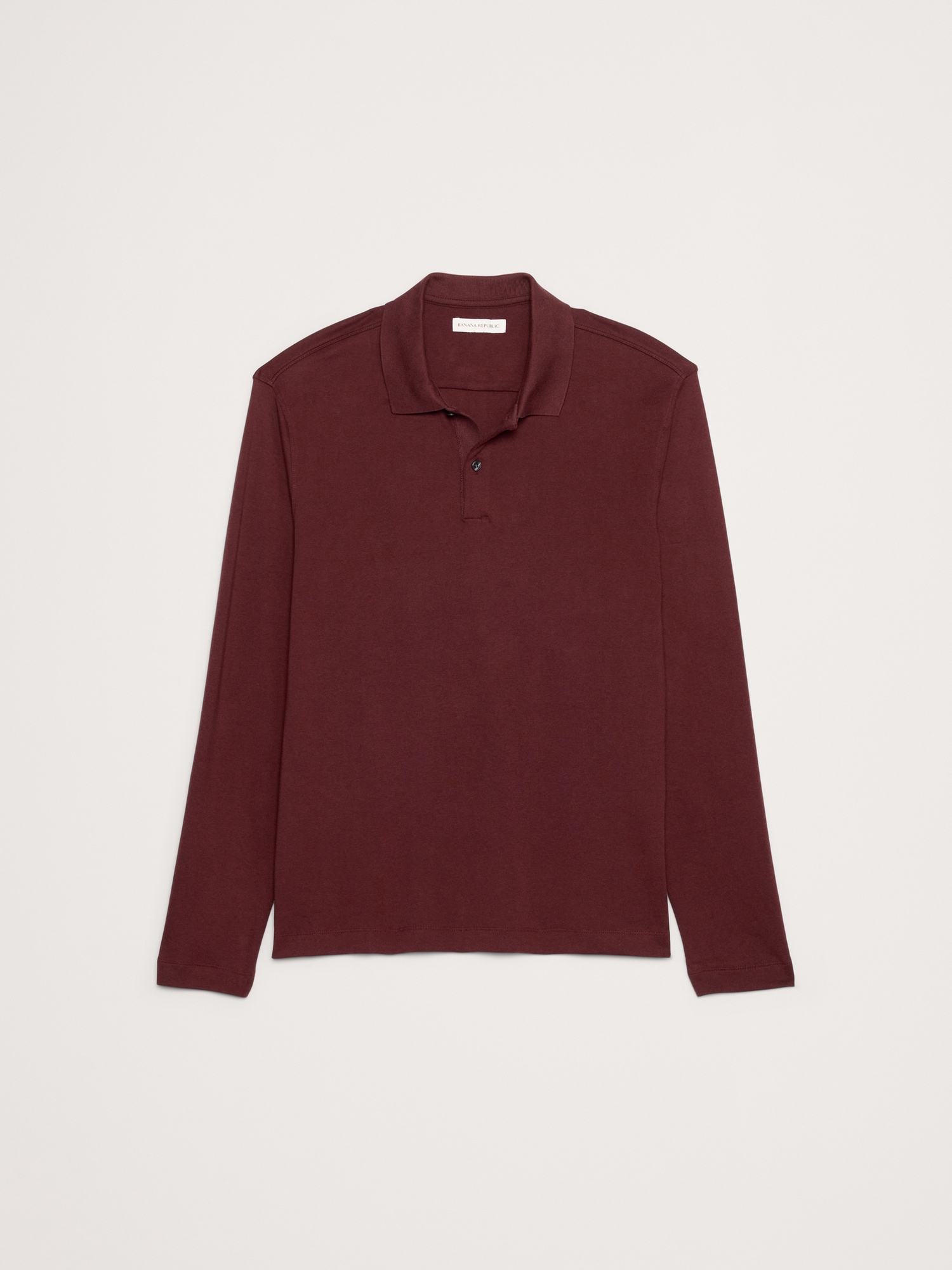 Image number 4 showing, Luxury-Touch Long-Sleeve Polo