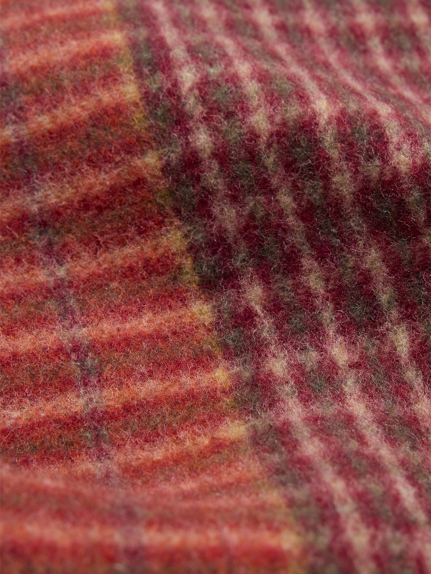 Image number 2 showing, Mixed Plaid Wool-Blend Scarf