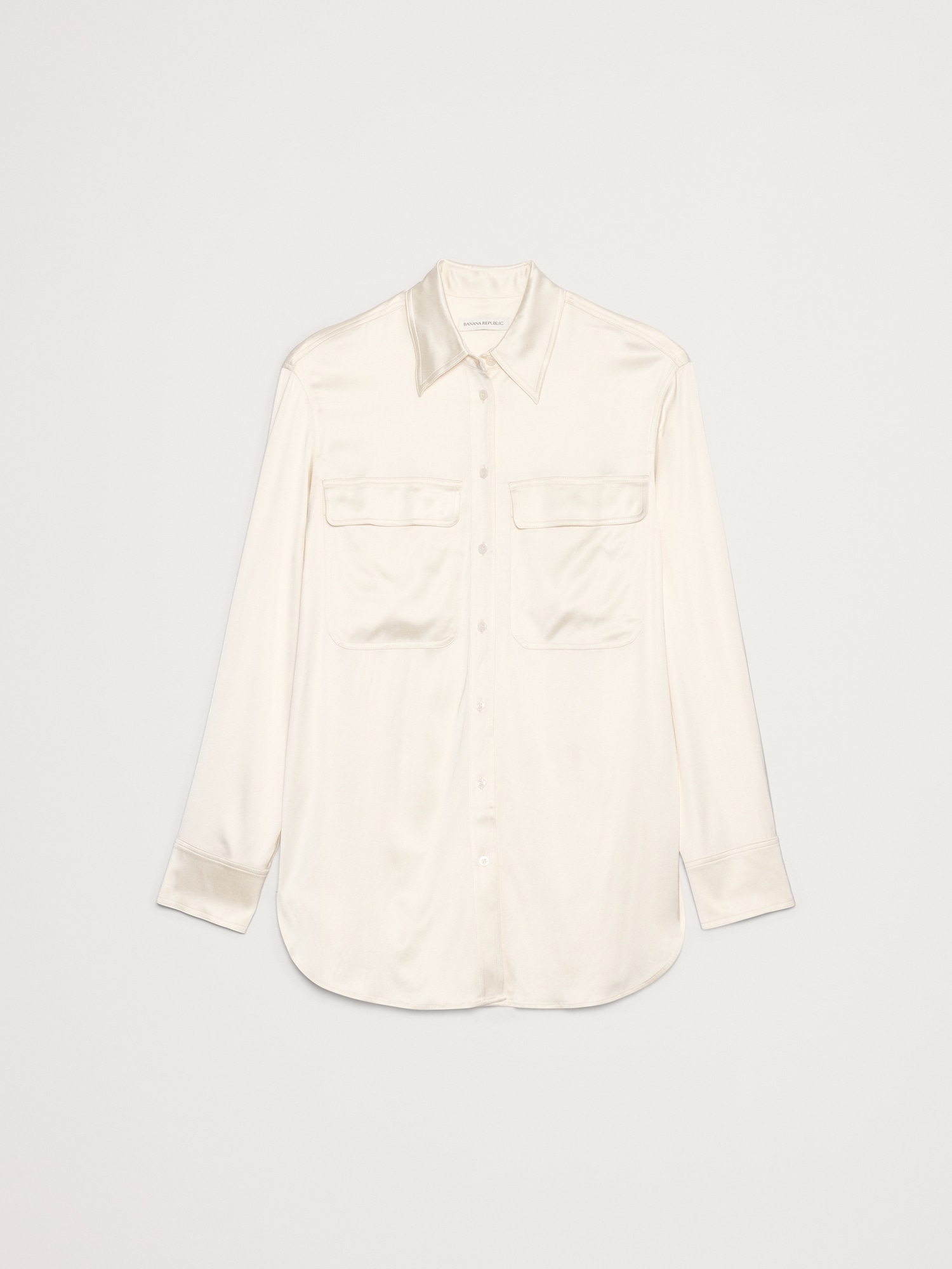 Image number 4 showing, Stretch-Satin Utility Shirt