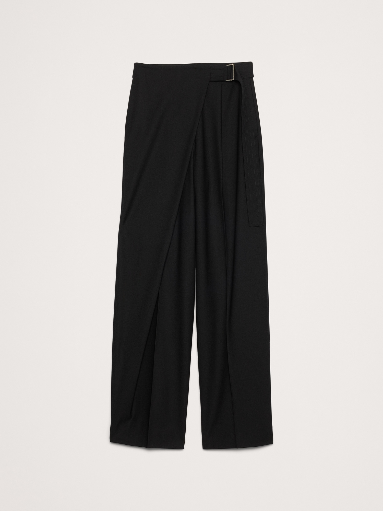 Image number 4 showing, High-Rise Straight Crossover Flannel Pant