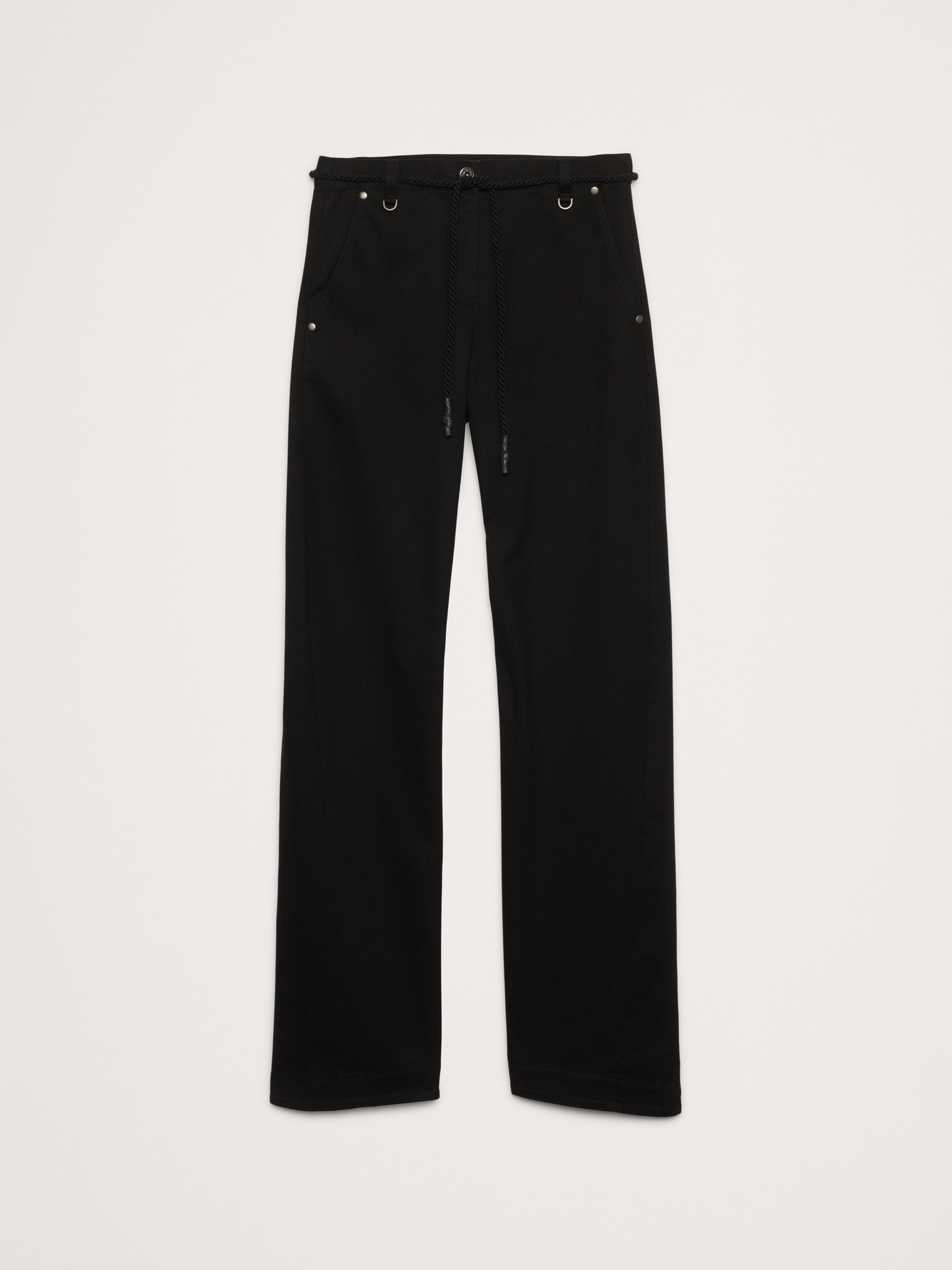 Image number 5 showing, Mid-Rise Twisted Straight Pant