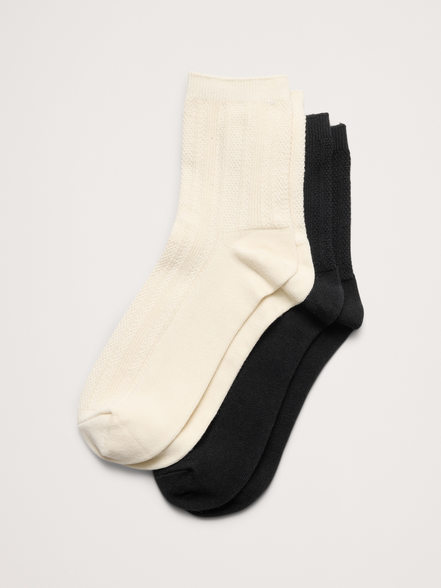Image number 1 showing, Pointelle Ankle Socks 2-Pack