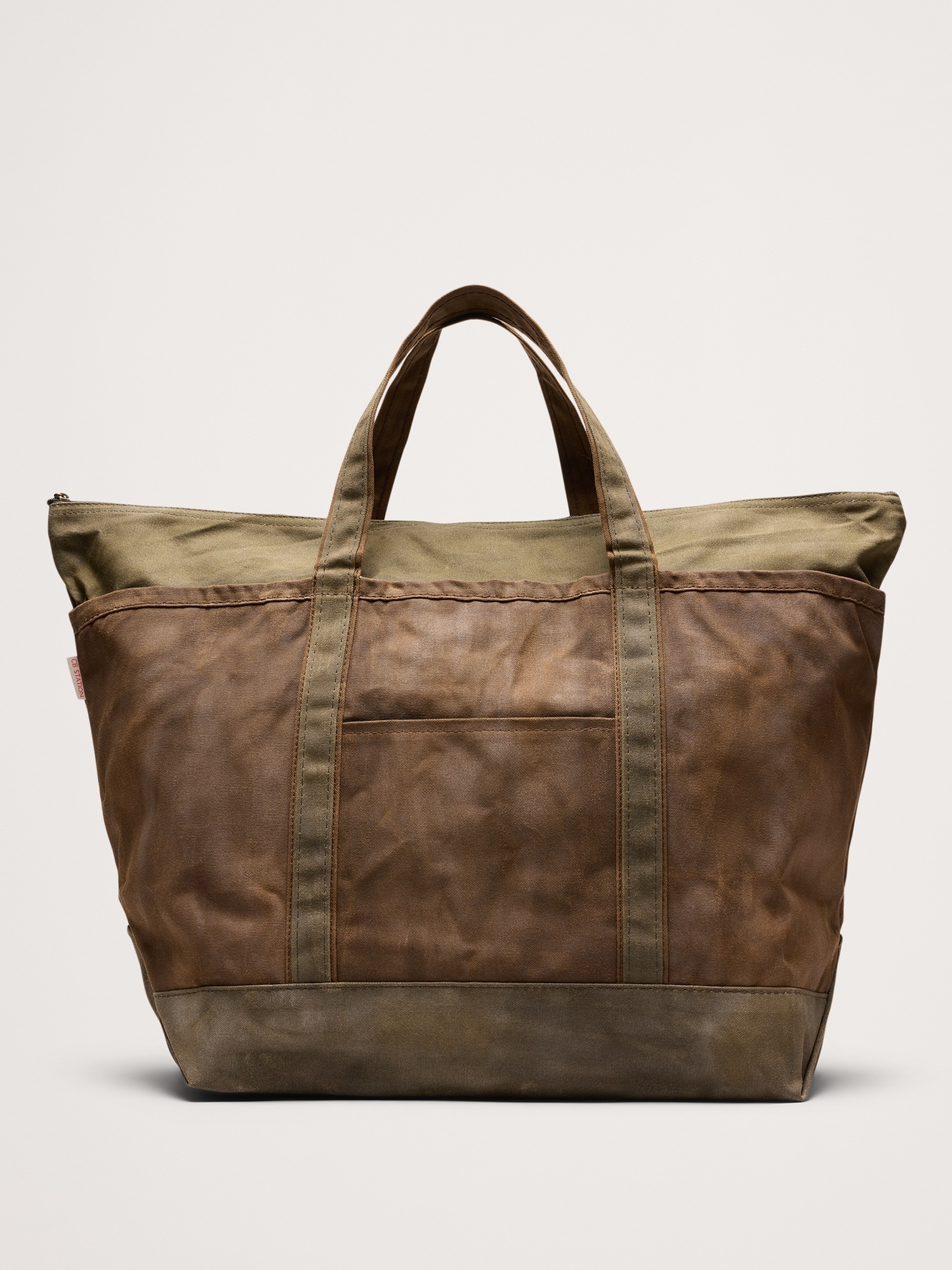 Waxed Canvas Tote by CB Station - Brown