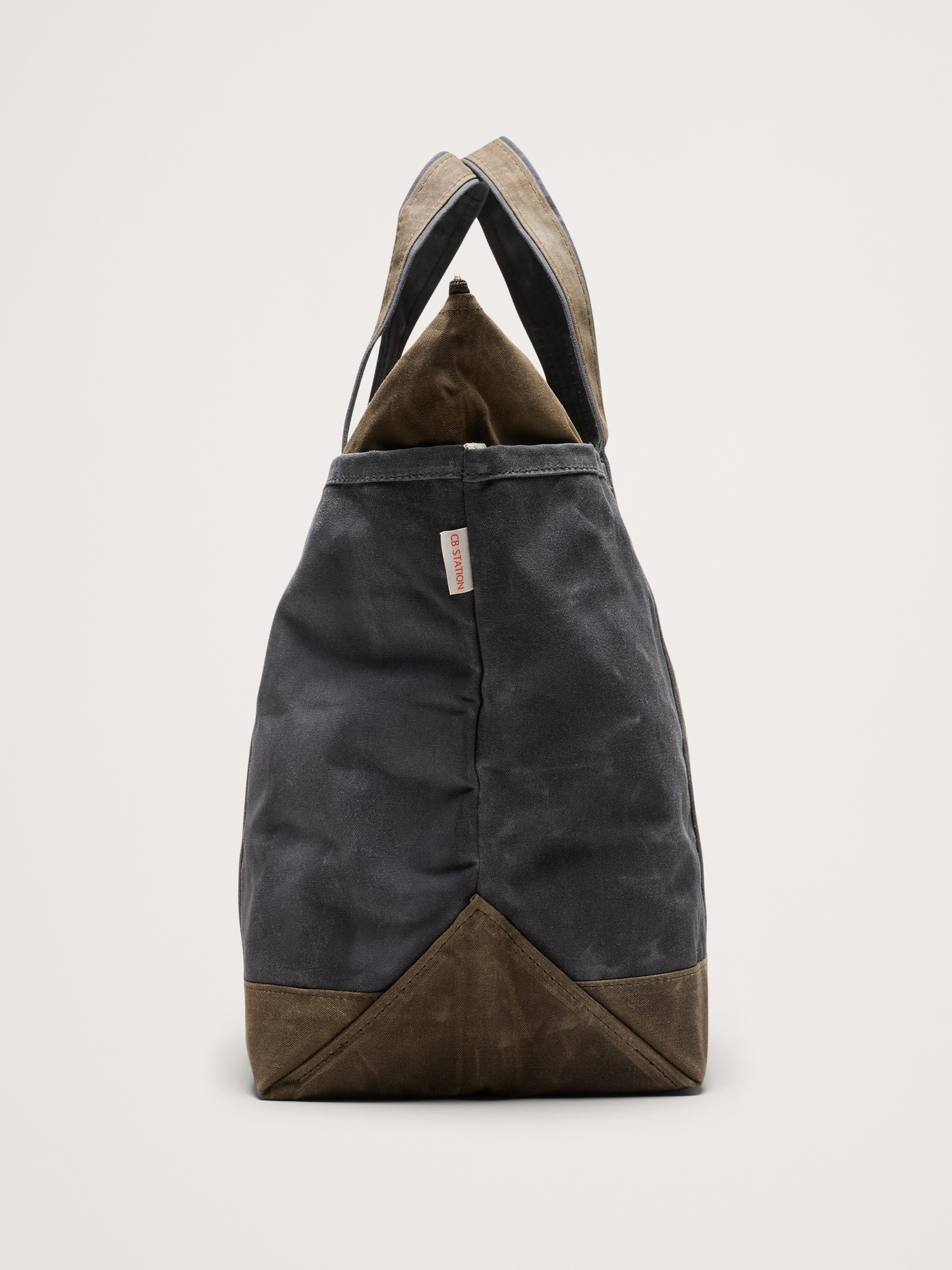 Image number 2 showing, Waxed Canvas Tote by CB Station