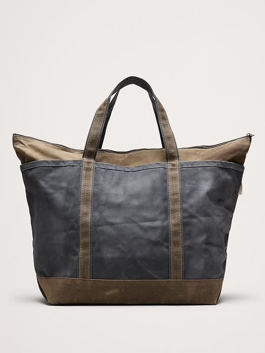 Waxed Canvas Tote by CB Station