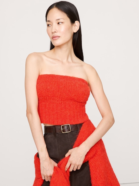 Italian Alpaca-Blend Tube Top