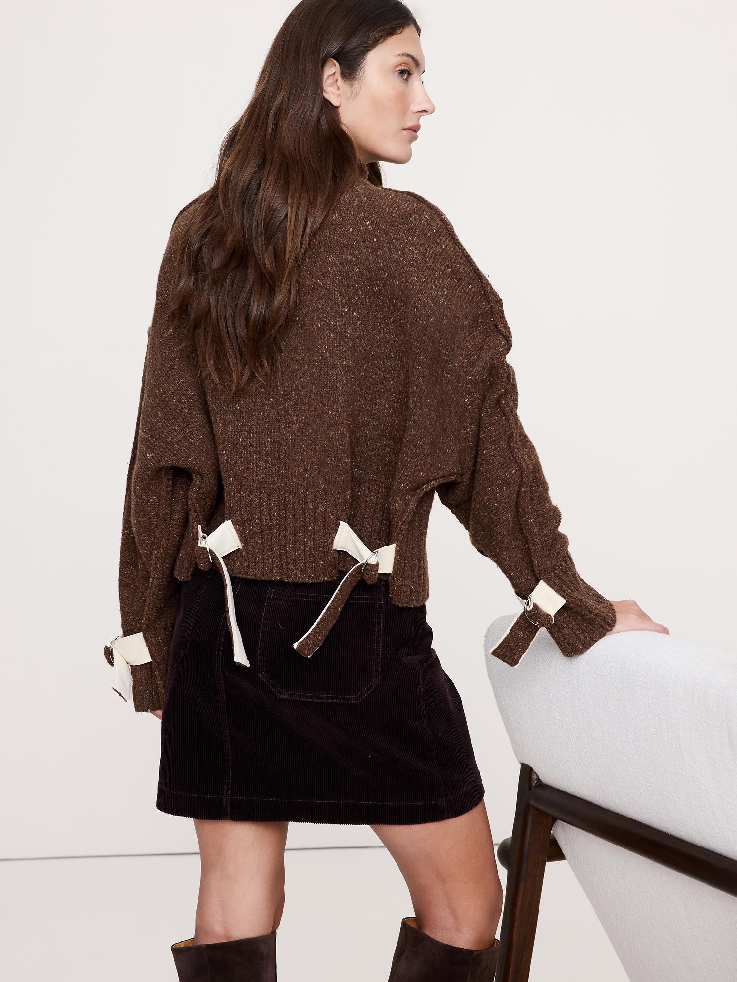 Image number 2 showing, Italian Wool-Blend Utility Sweater