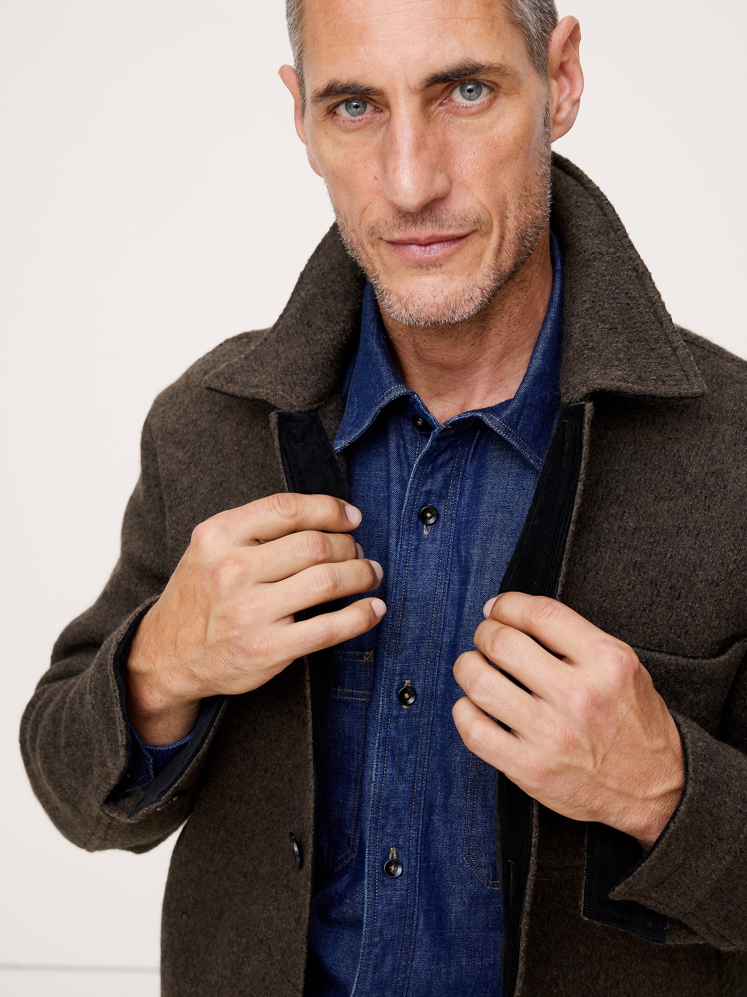 Image number 3 showing, Boiled Wool Shirt Jacket