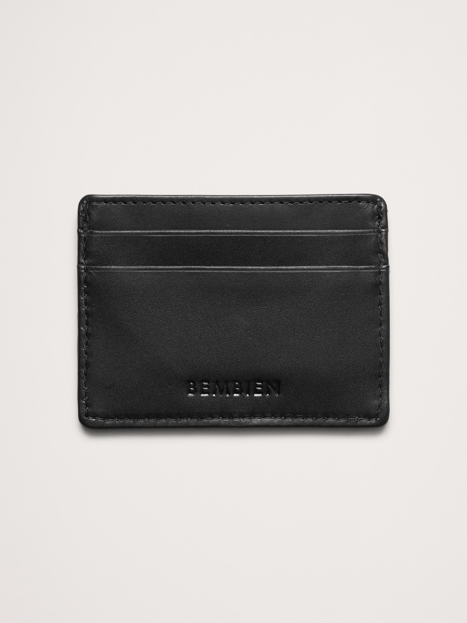 Image number 2 showing, Nico Card Case in Carre Weave by Bembien