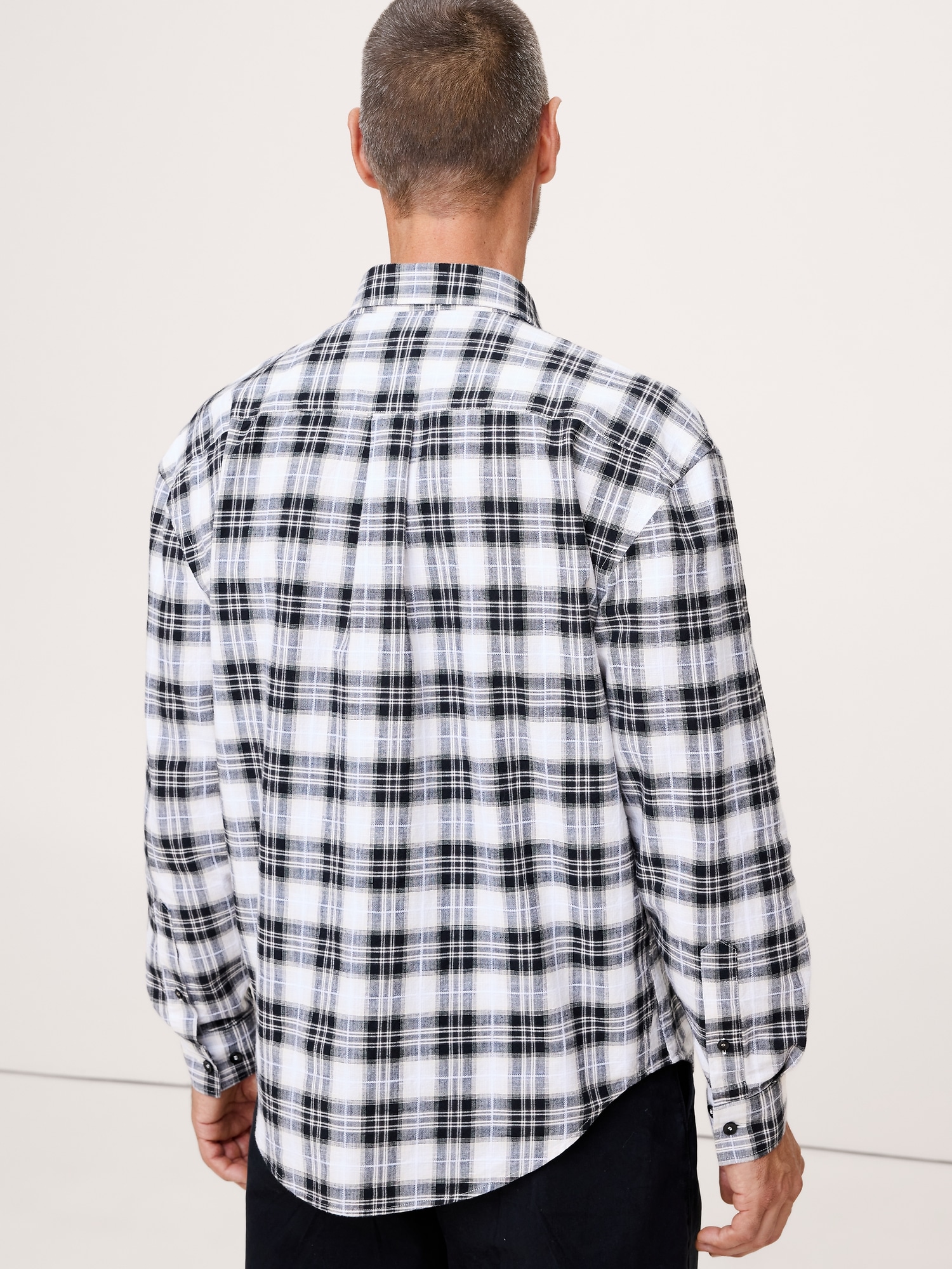 Image number 2 showing, Relaxed-Fit Slub Cotton Shirt