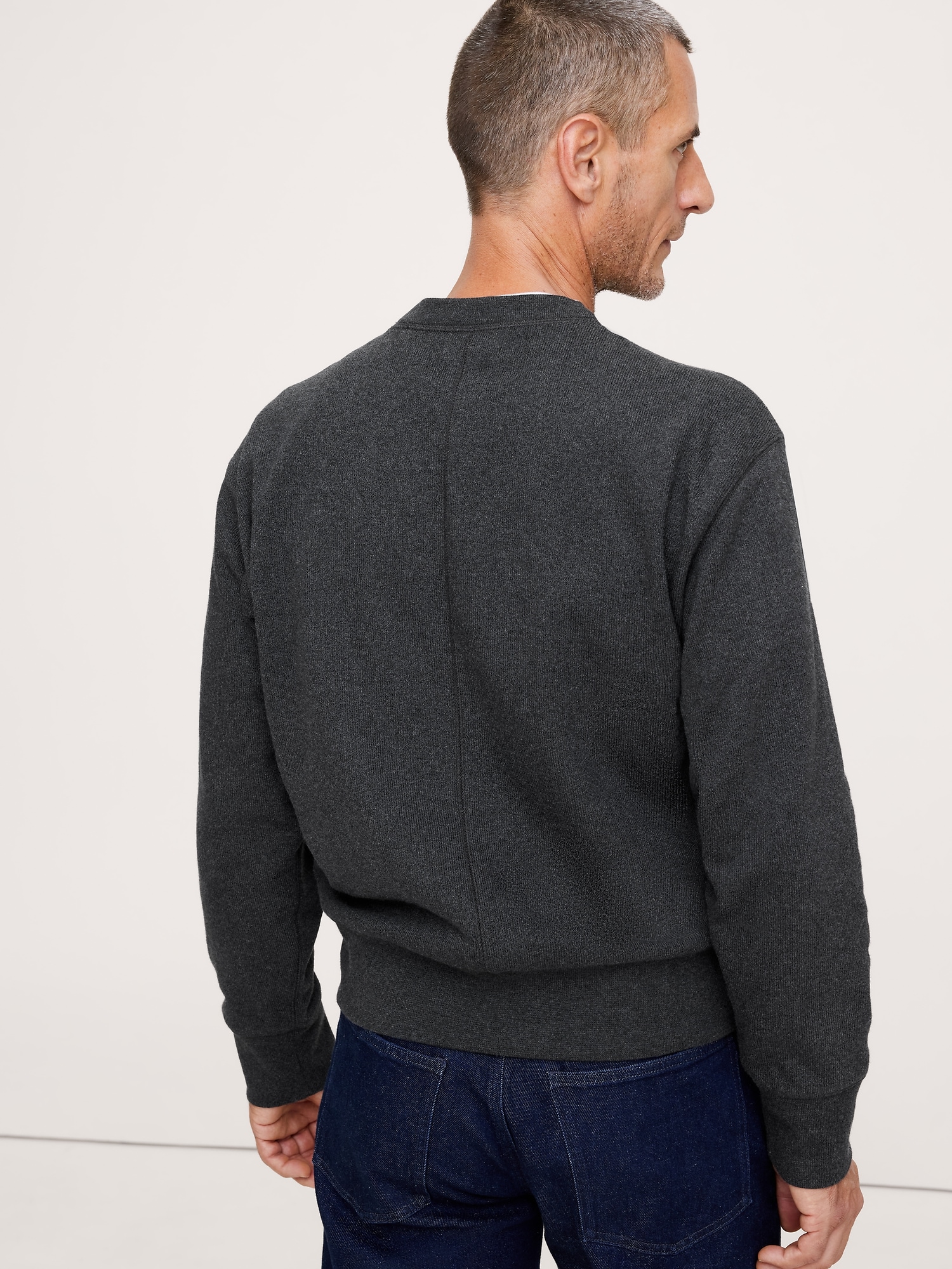 Image number 2 showing, Brushed Fleece Crew-Neck Sweatshirt