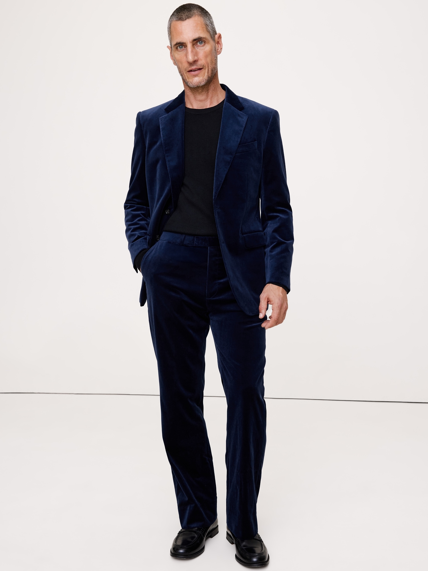 Image number 1 showing, Straight Velvet Pant