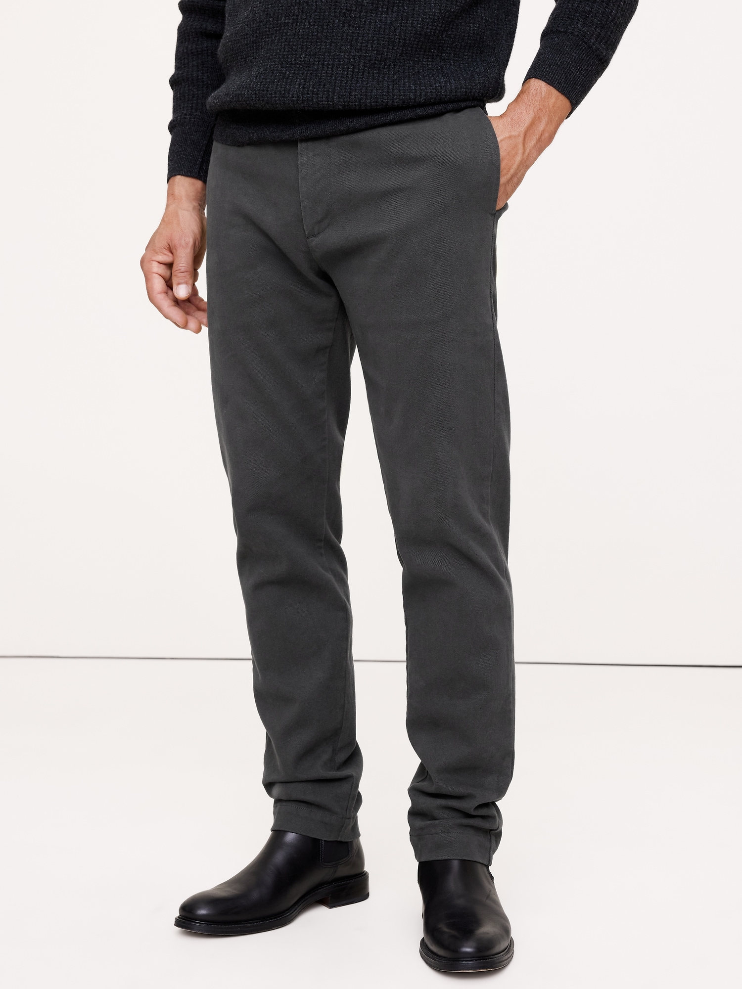 Image number 3 showing, Slim Brushed Traveler Chino