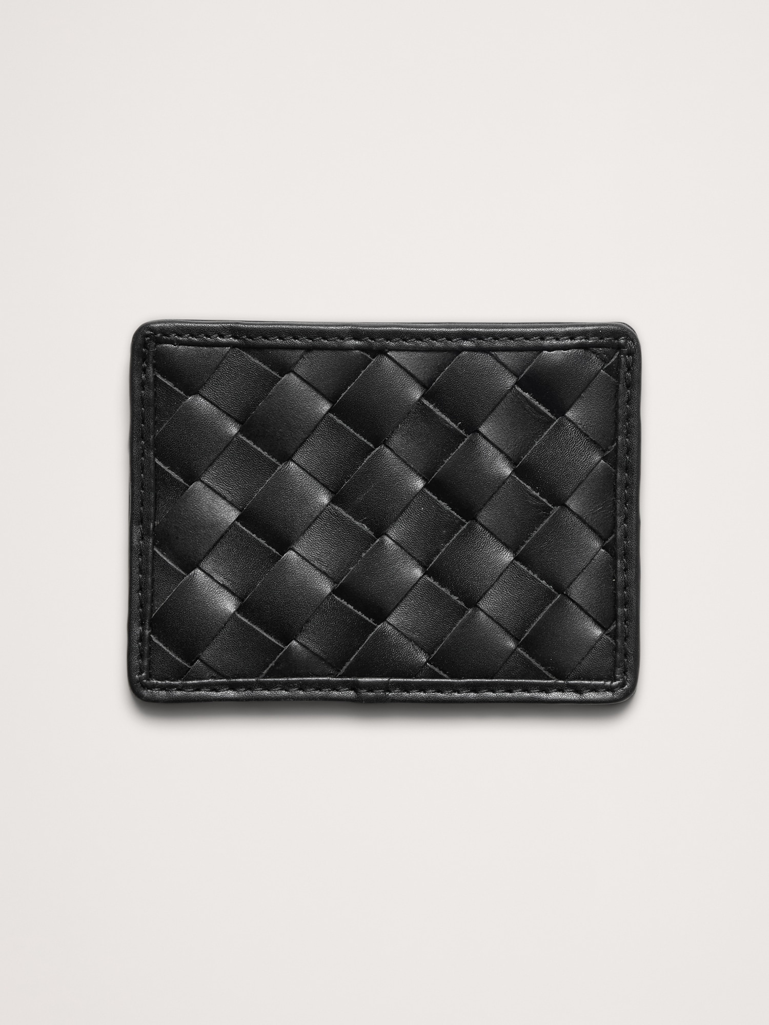 Image number 1 showing, Nico Card Case in Carre Weave by Bembien