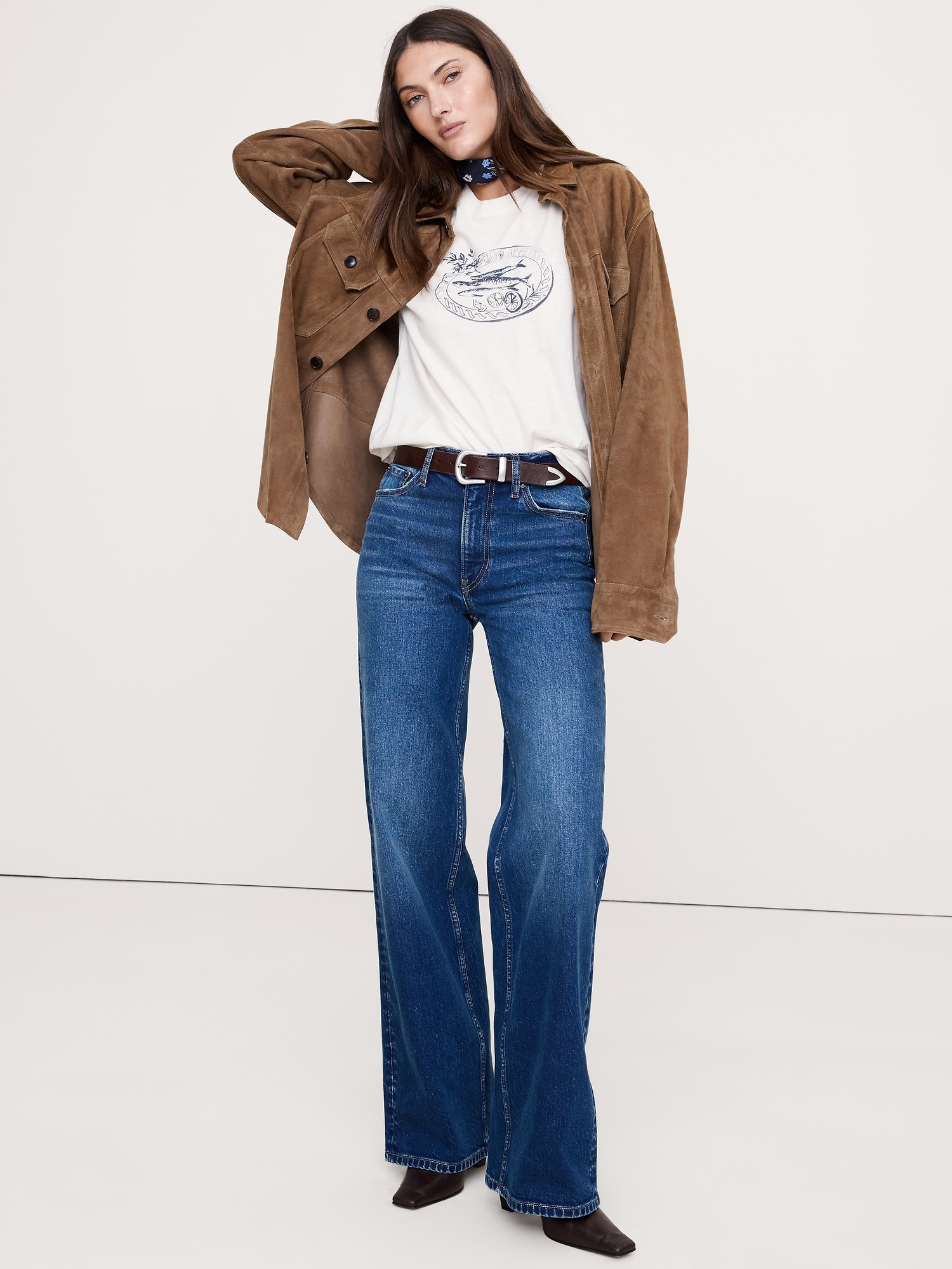 Image number 3 showing, Cotton Slub Boyfriend Graphic T-Shirt