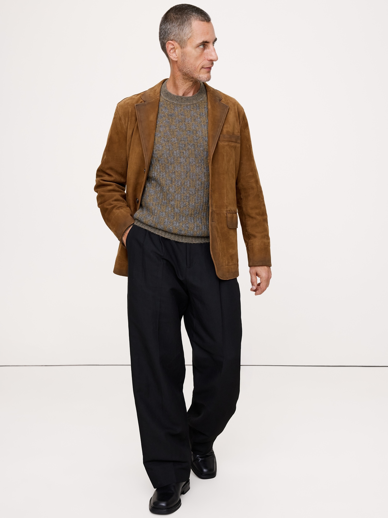Image number 3 showing, Cashmere-Silk Crew-Neck Sweater