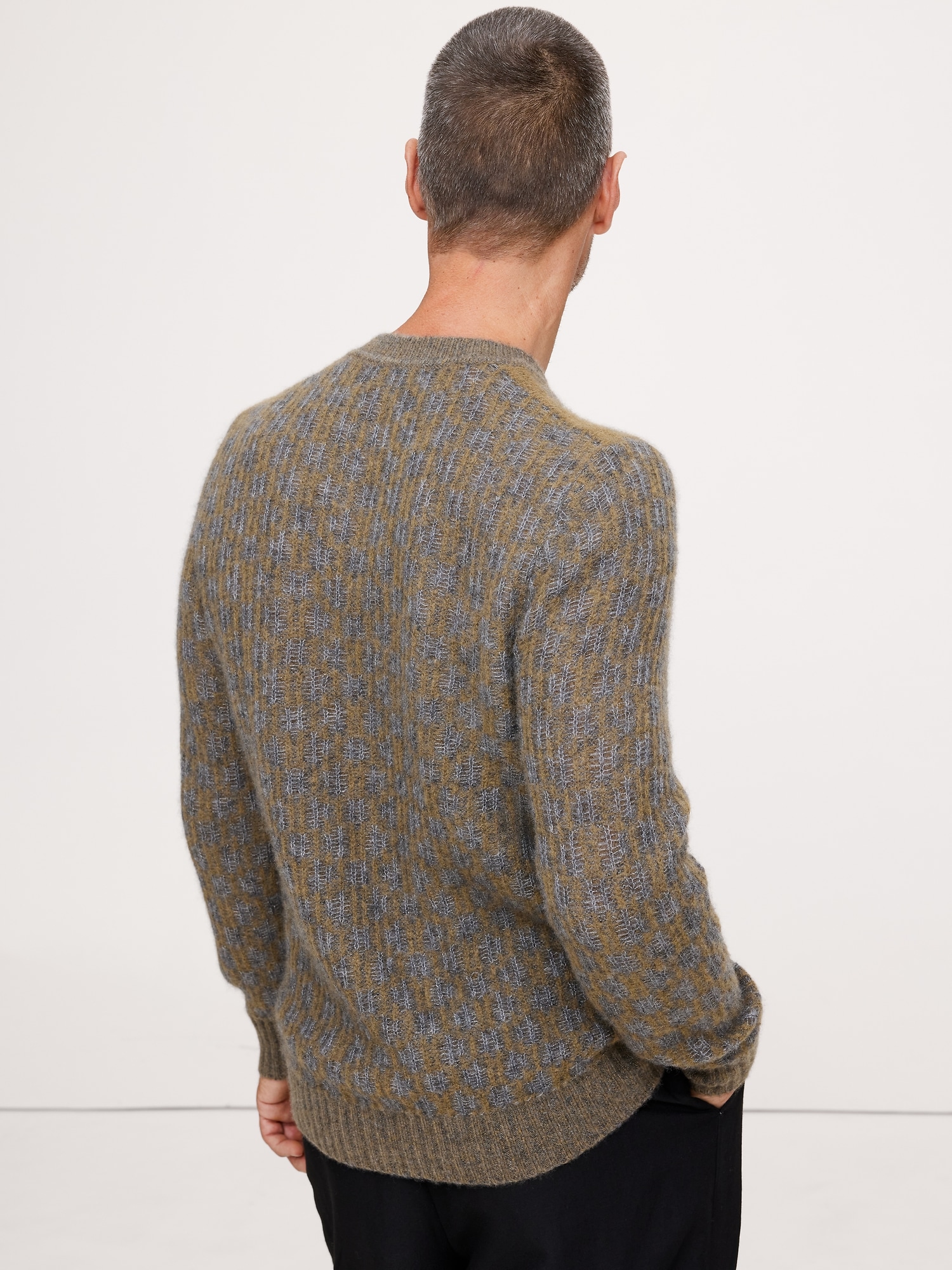 Image number 2 showing, Cashmere-Silk Crew-Neck Sweater