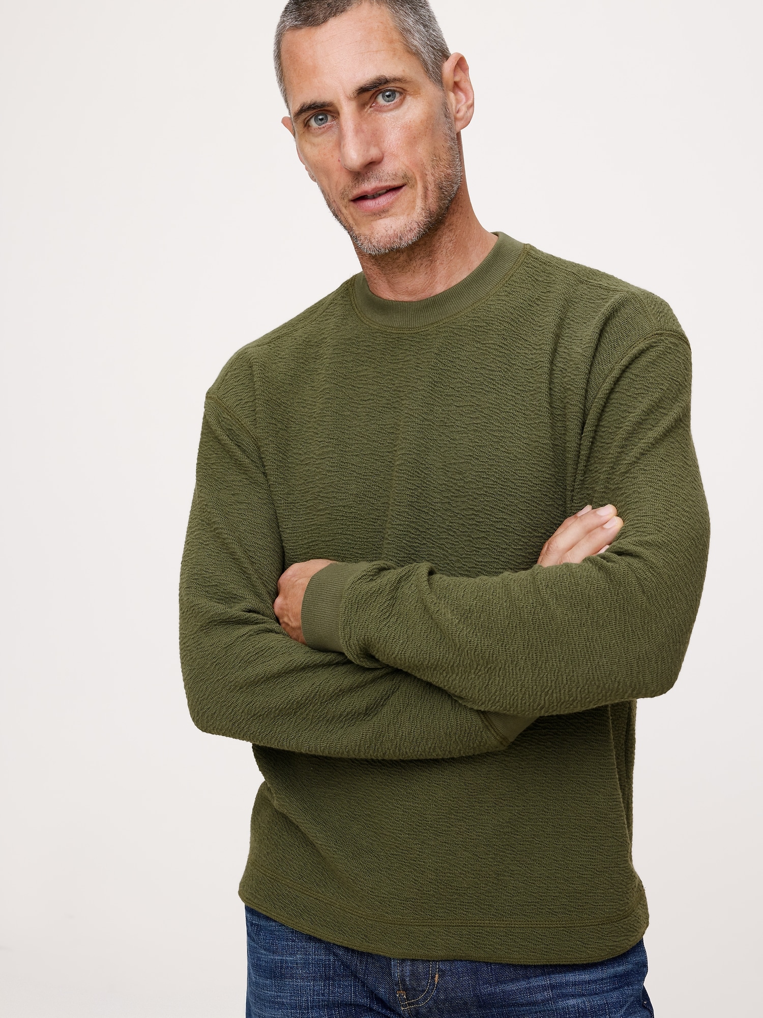 Image number 1 showing, Relaxed Jersey Crew-Neck T-Shirt