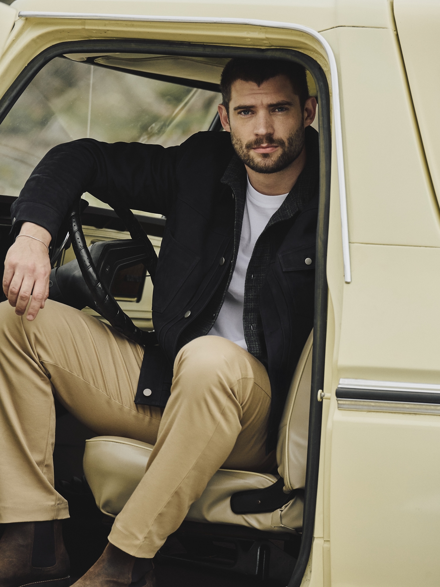 Image number 8 showing, Double-Faced Wool-Blend Utility Jacket